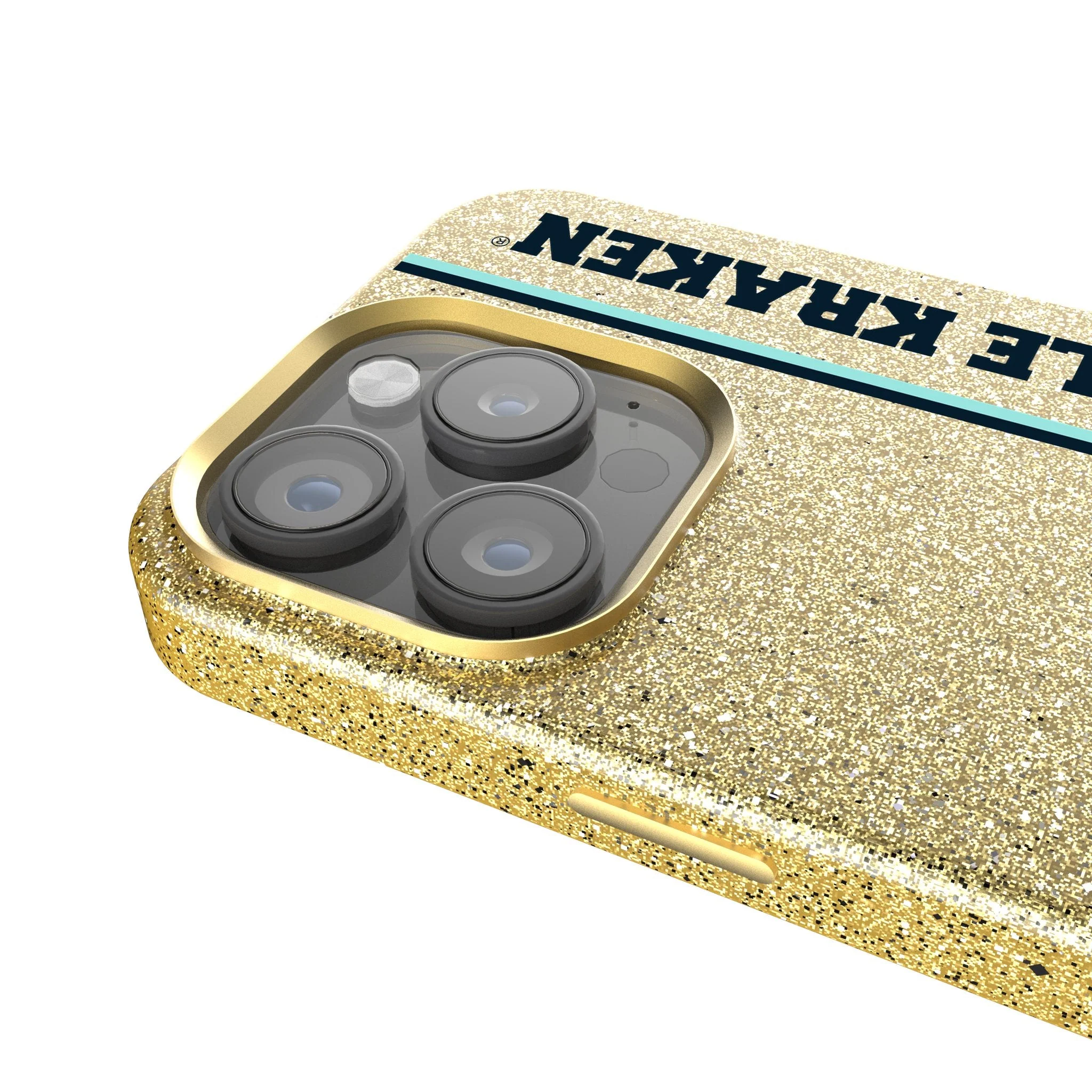 Seattle Kraken Sidebar Bling Phone Case - Image 4