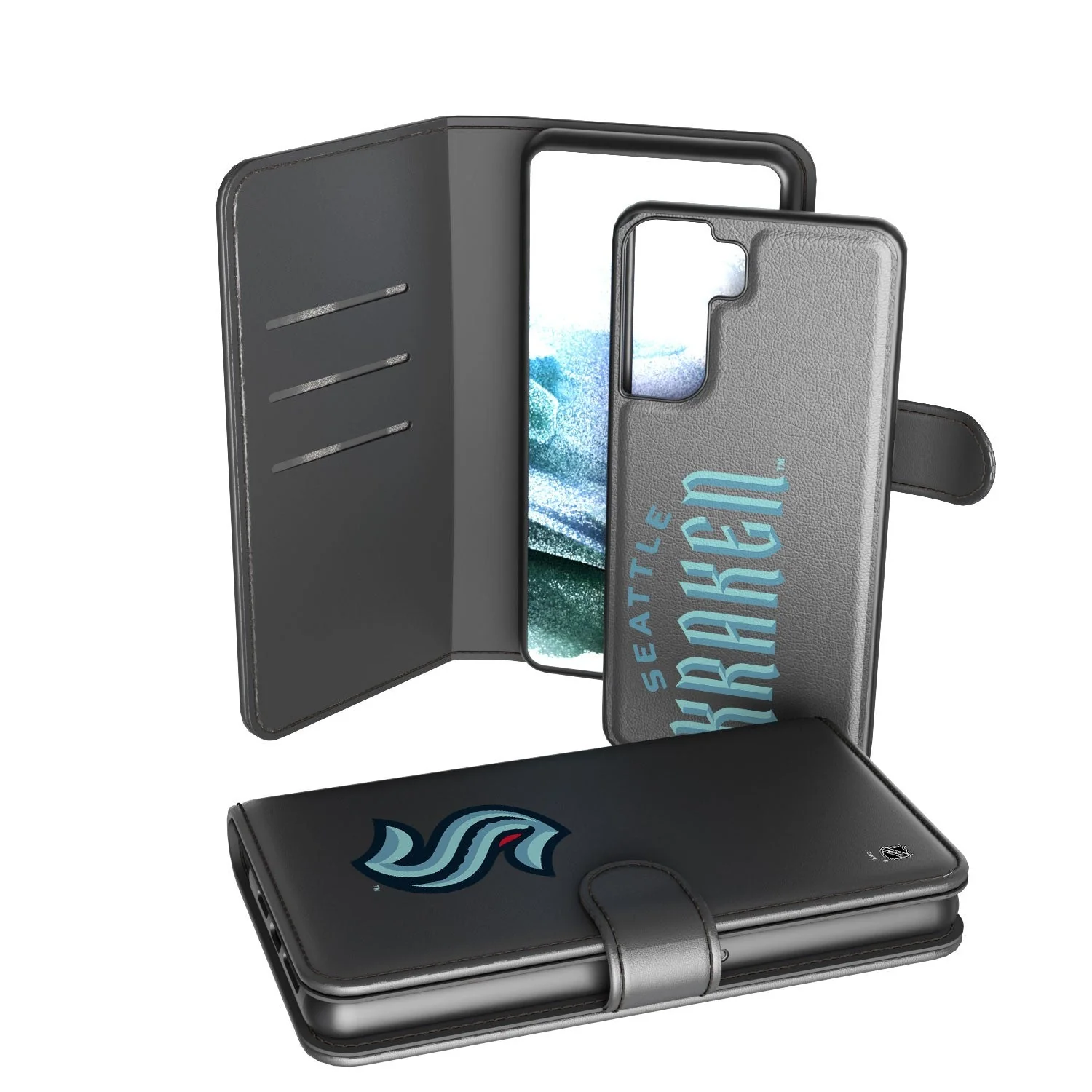 Seattle Kraken Tilt Wallet Case - Image 2
