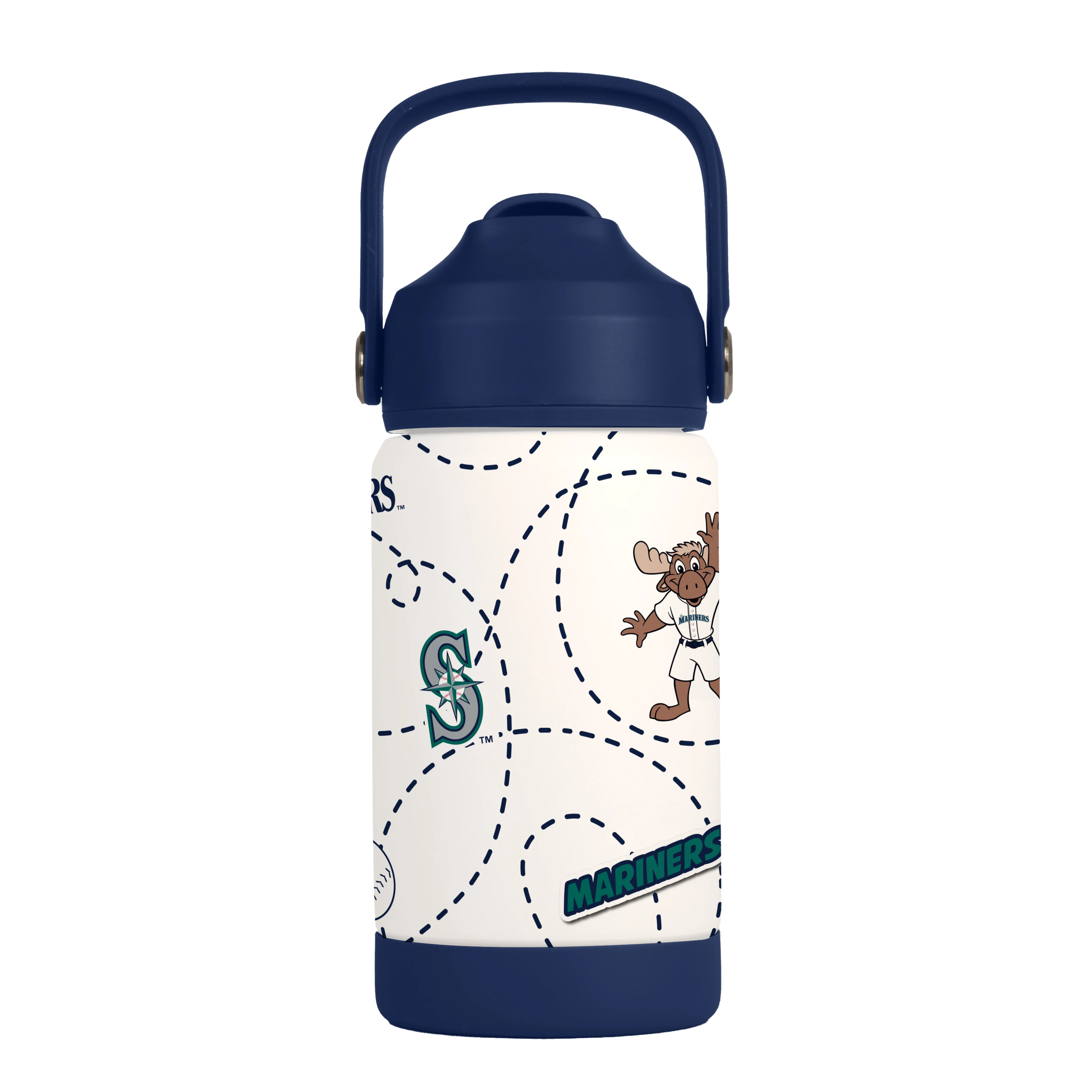 Seattle Mariners 12oz Mascot SS Kids Bottle - Image 3