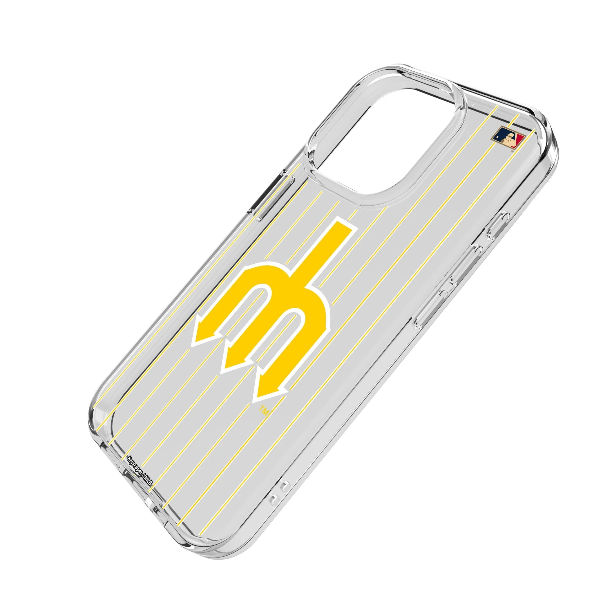 Seattle Mariners 1977-1980 - Cooperstown Collection Pinstripe Clear Phone Case for Apple iPhone - Image 2