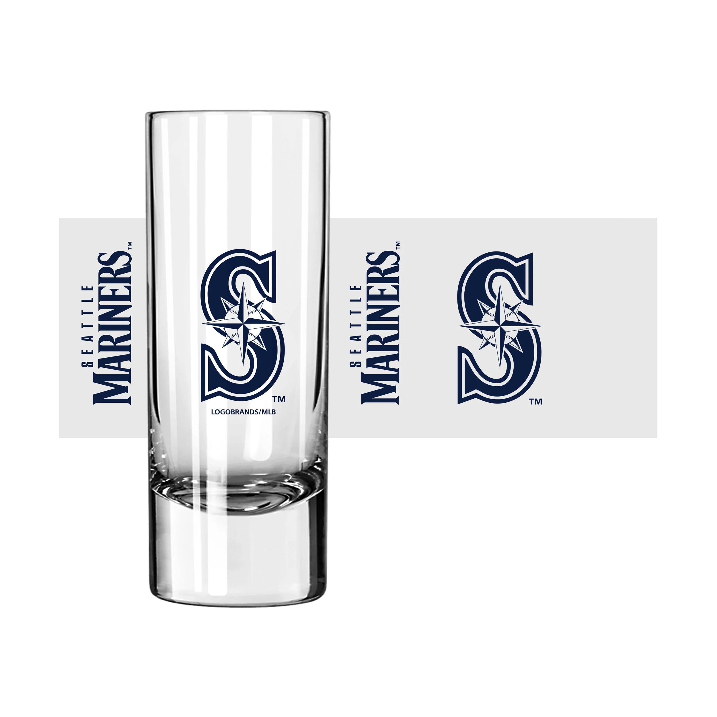 Seattle Mariners 2.5oz Gameday Shooter Glass - Image 2