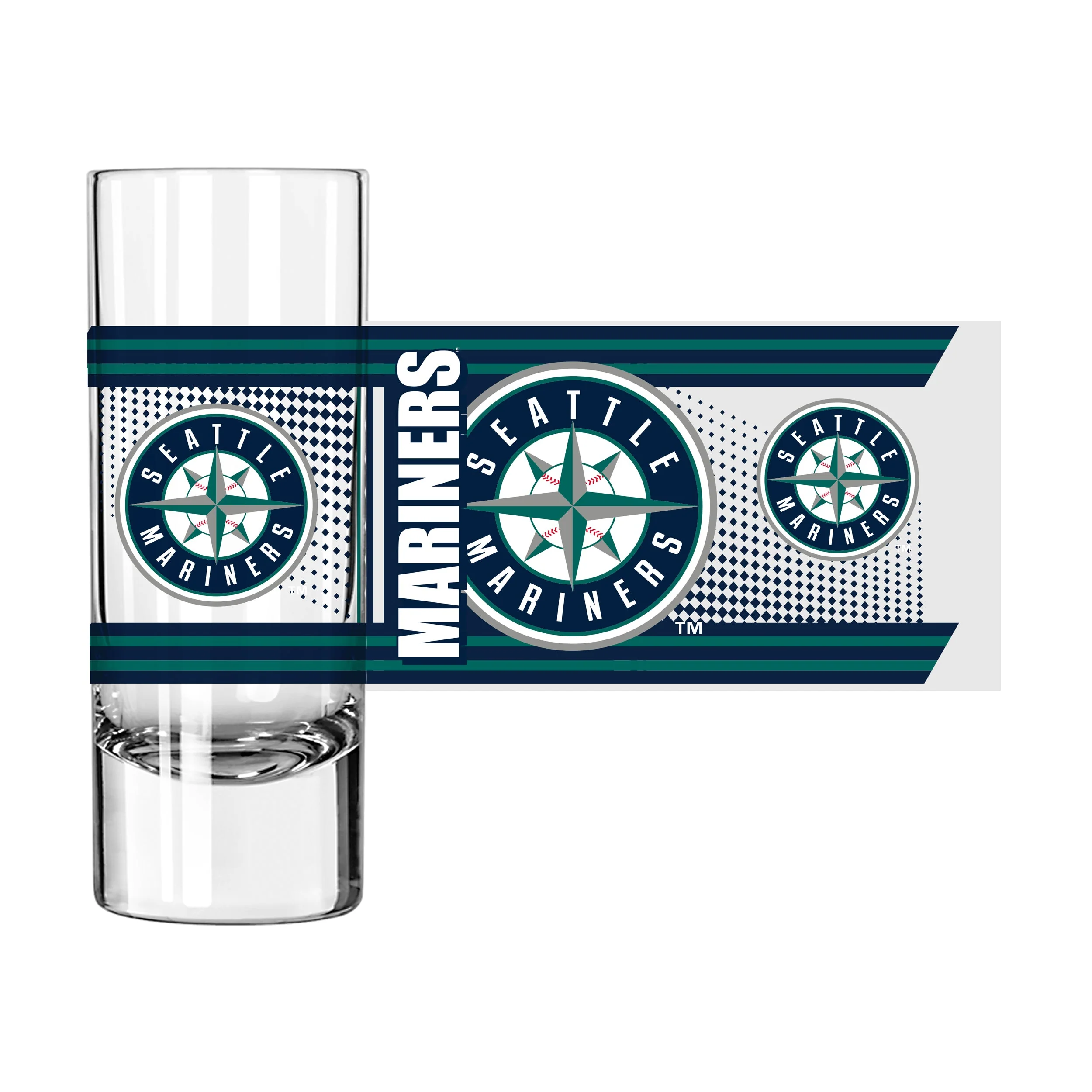 Seattle Mariners 2.5oz Hero Shooter Glass - Image 2