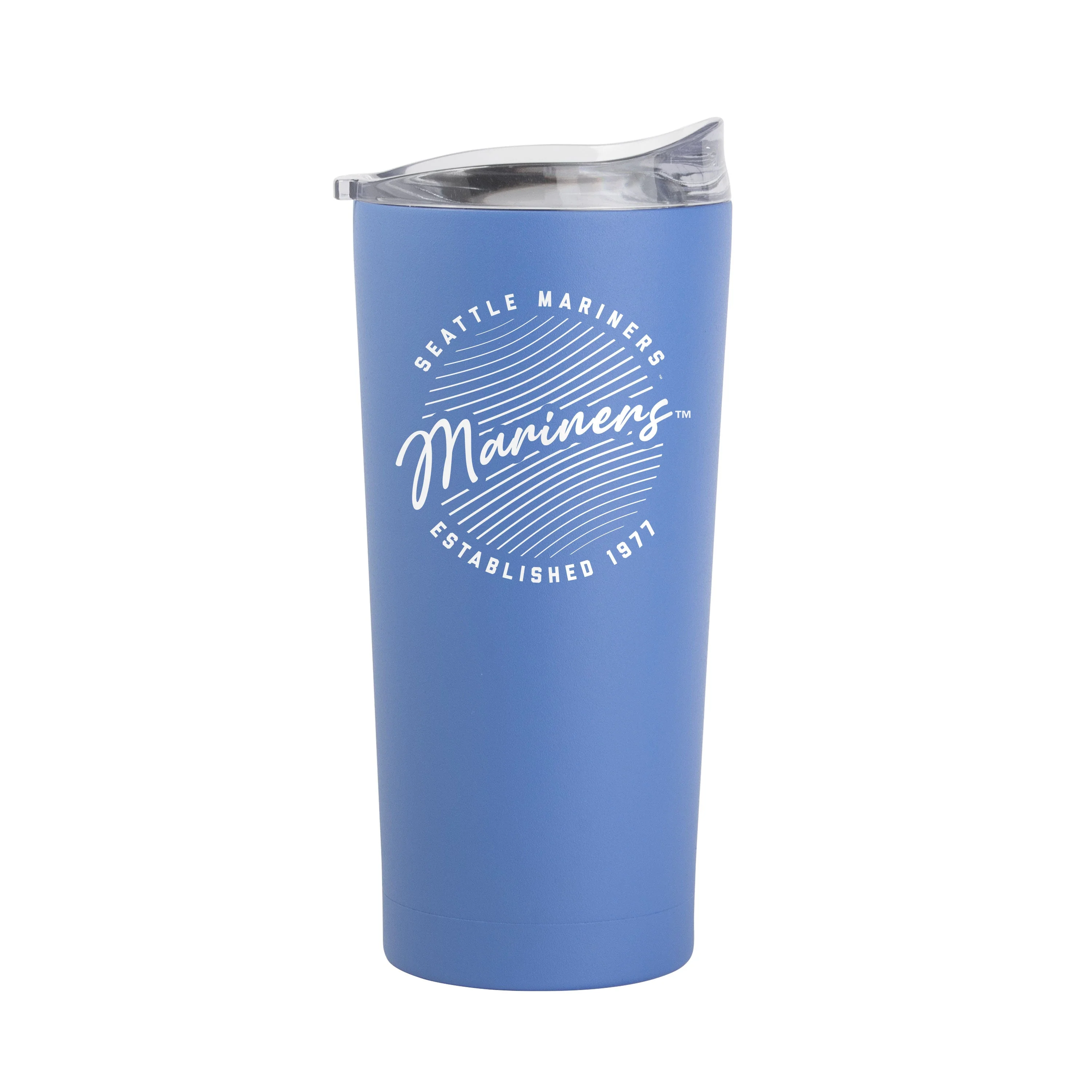 Seattle Mariners 20oz Retro Script Arctic Powder Coat Tumbler - Image 2