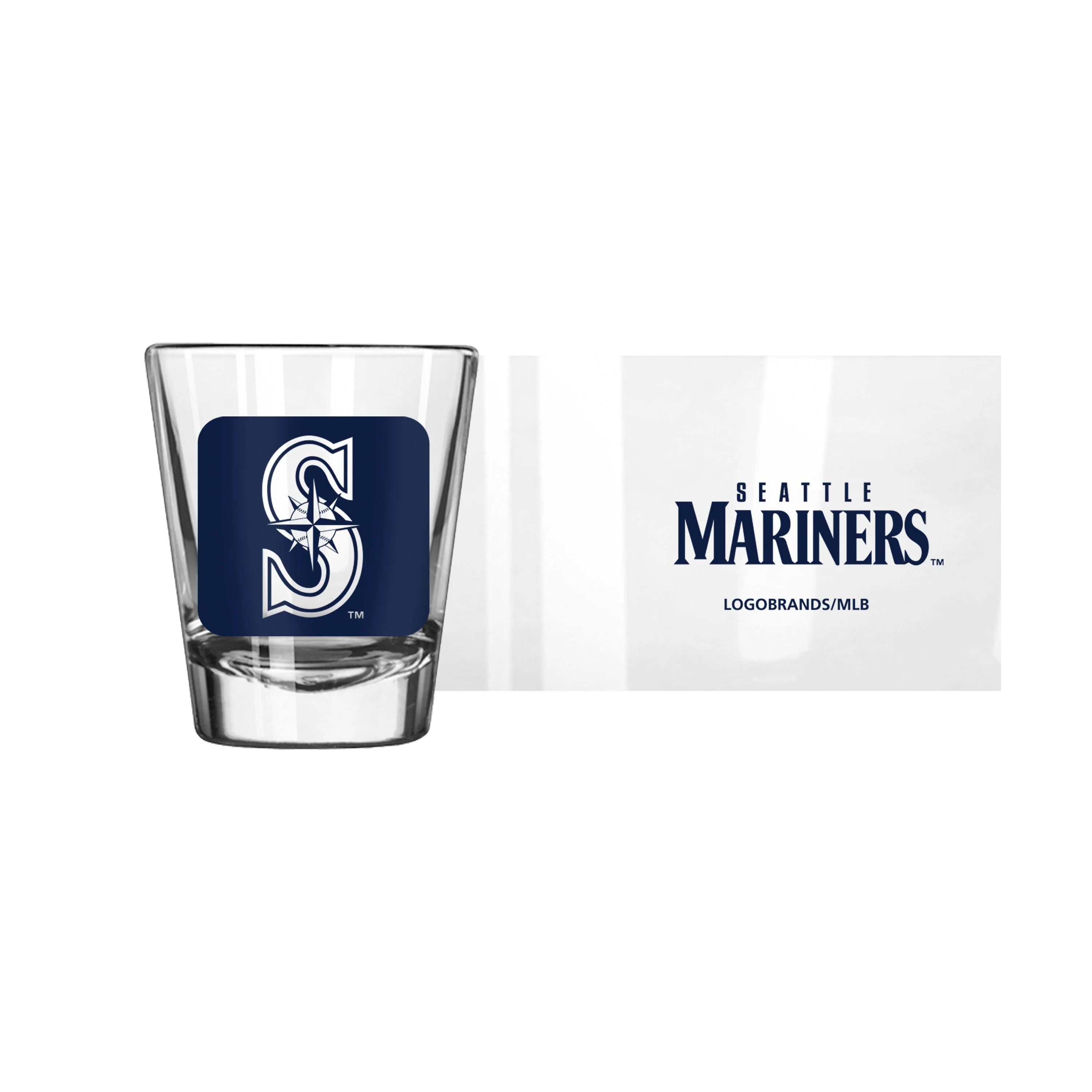 Seattle Mariners 2oz Cube Shot Glass - Image 2