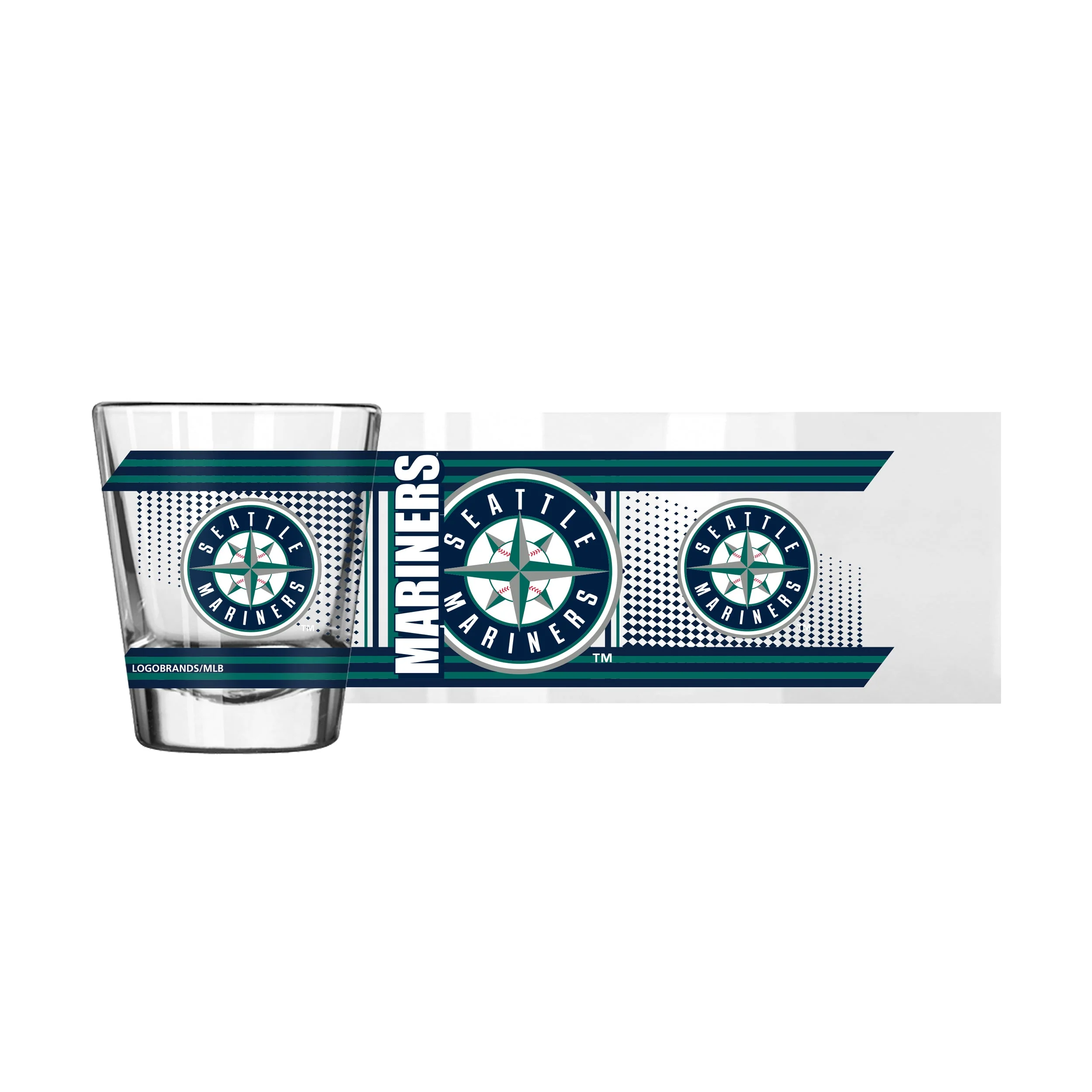 Seattle Mariners 2oz Hero Shot Glass - Image 2