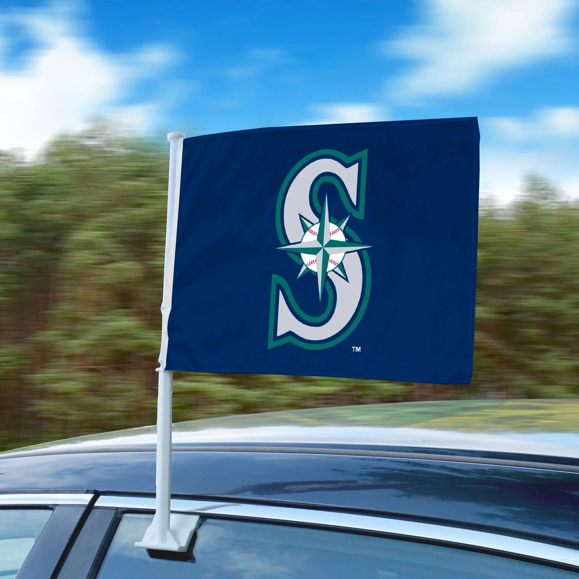 Seattle Mariners Car Flag - Image 2