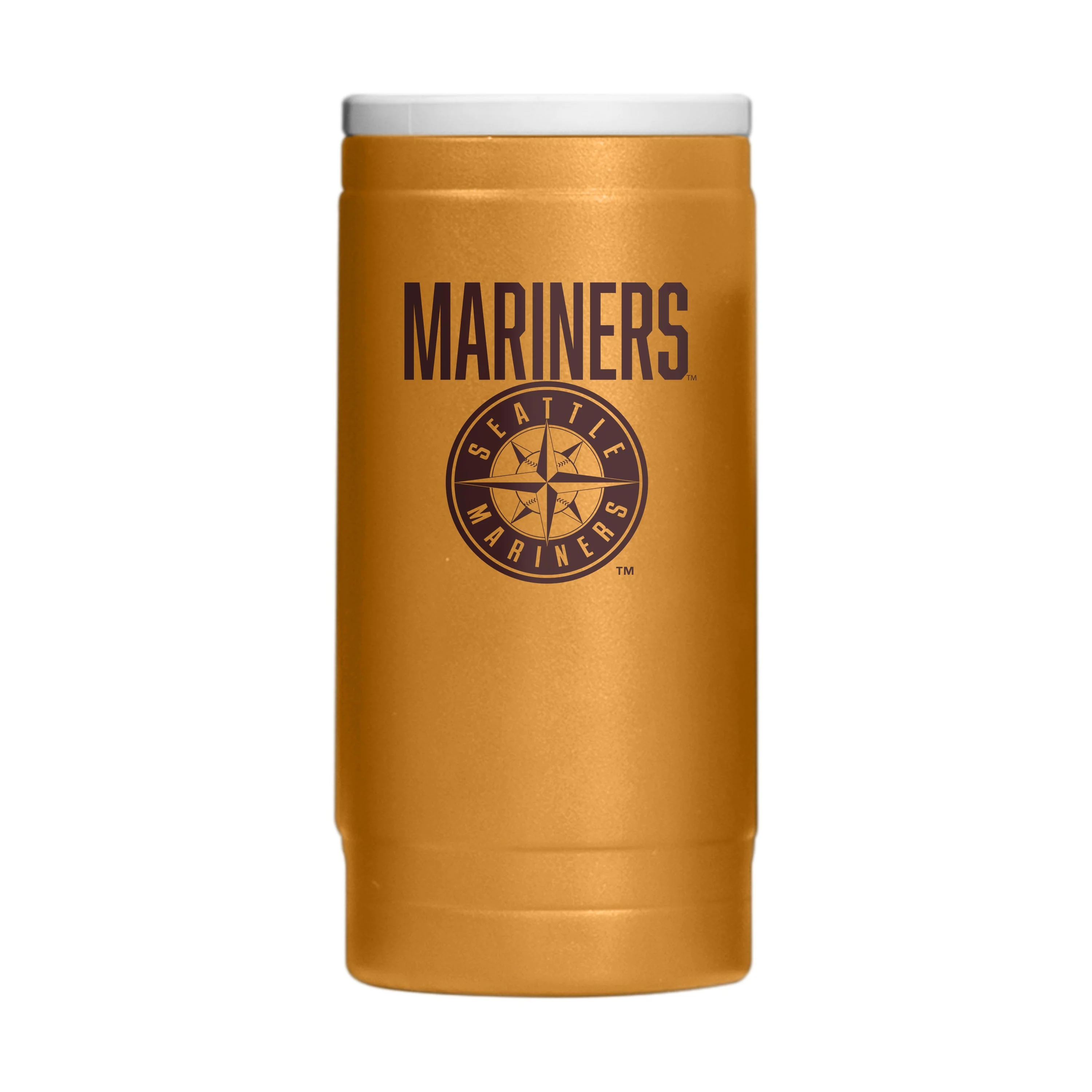 Seattle Mariners Huddle Powder Coat Slim Can Coolie - Image 2