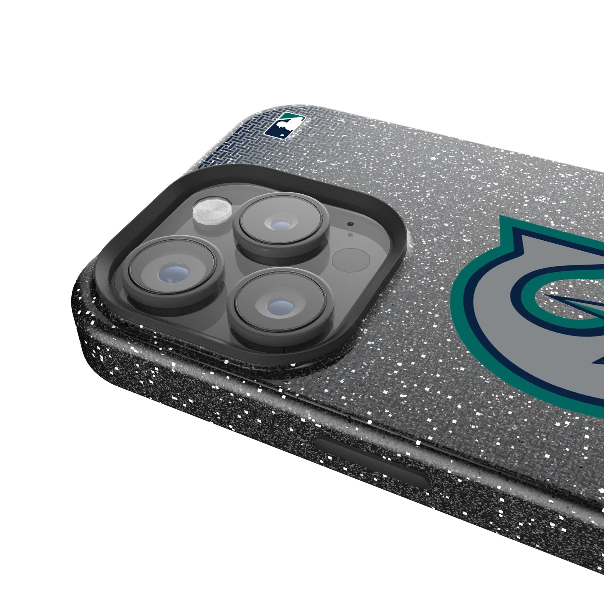 Seattle Mariners Linen Bling Phone Case for Apple iPhone - Image 4