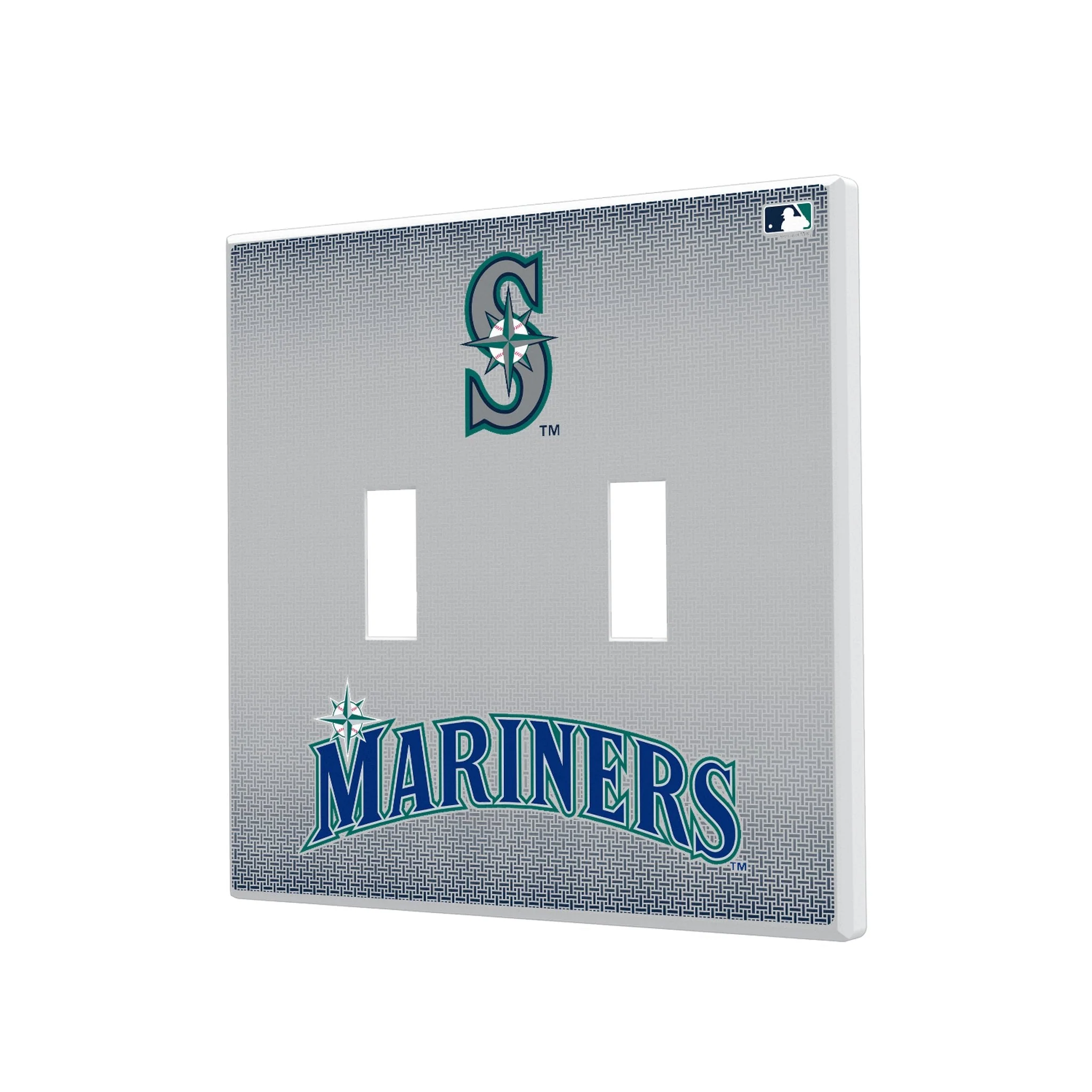 Seattle Mariners Linen Hidden-Screw Light Switch Plate - Image 3