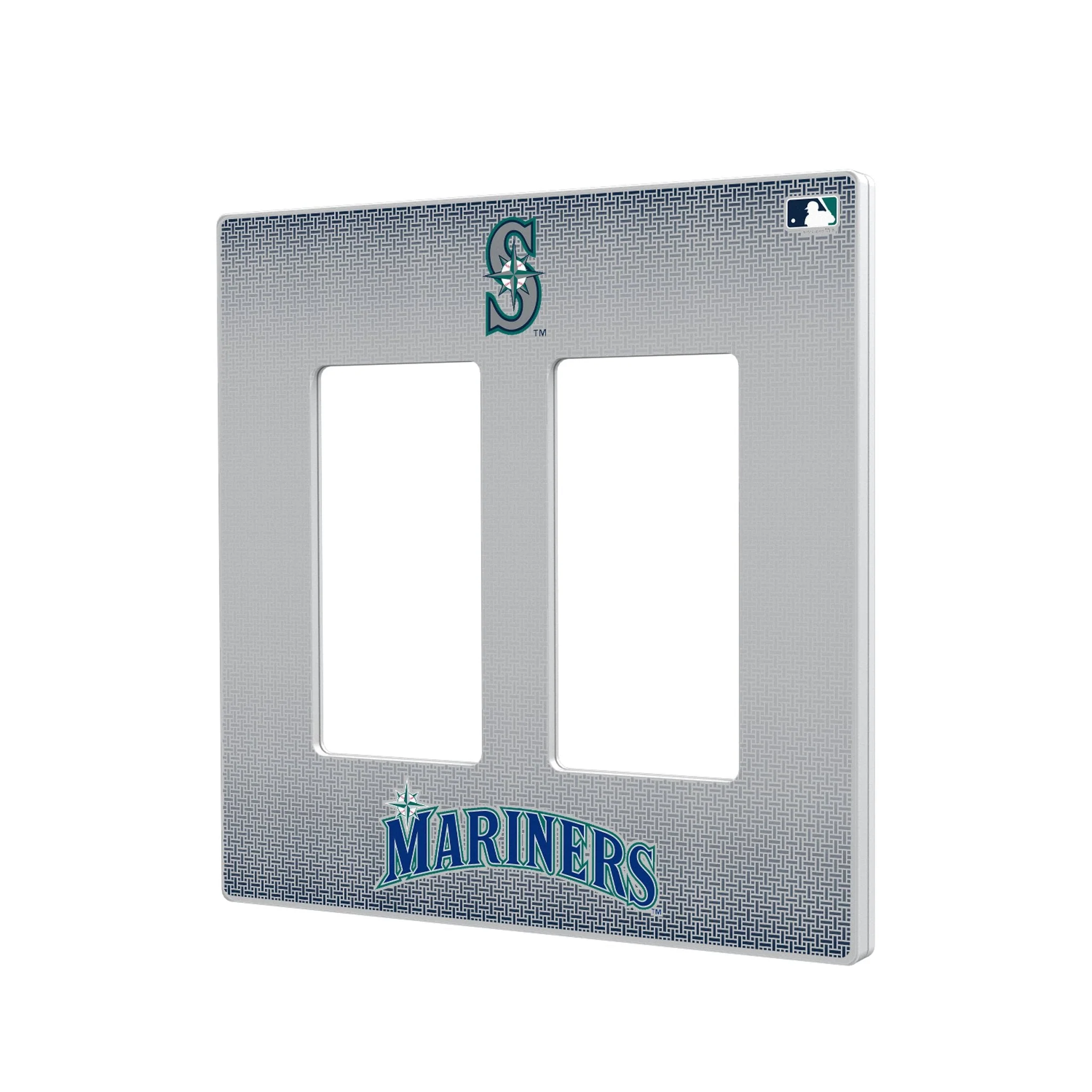 Seattle Mariners Linen Hidden-Screw Light Switch Plate - Image 4