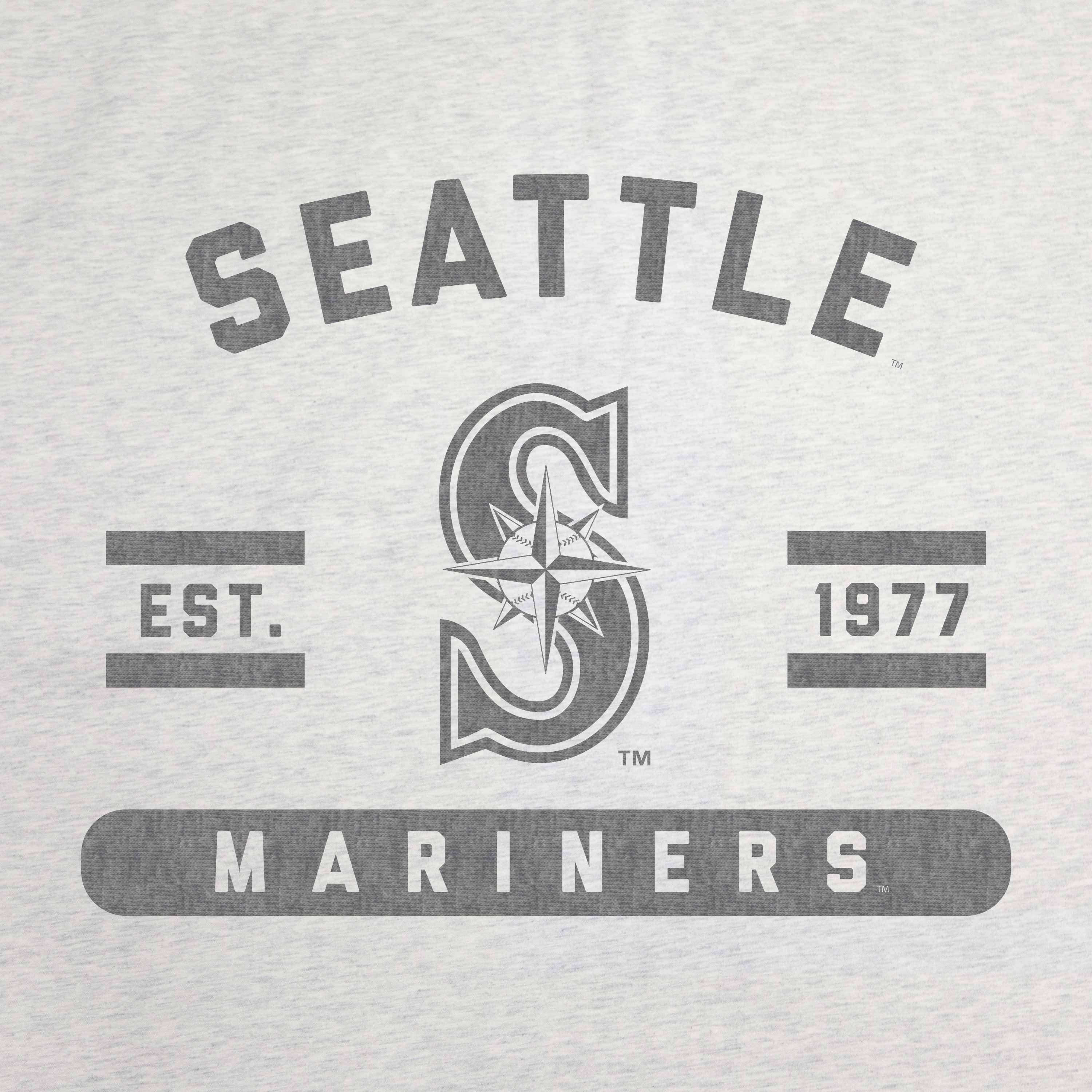 Seattle Mariners Oatmeal Sweatshirt Blanket - Image 2