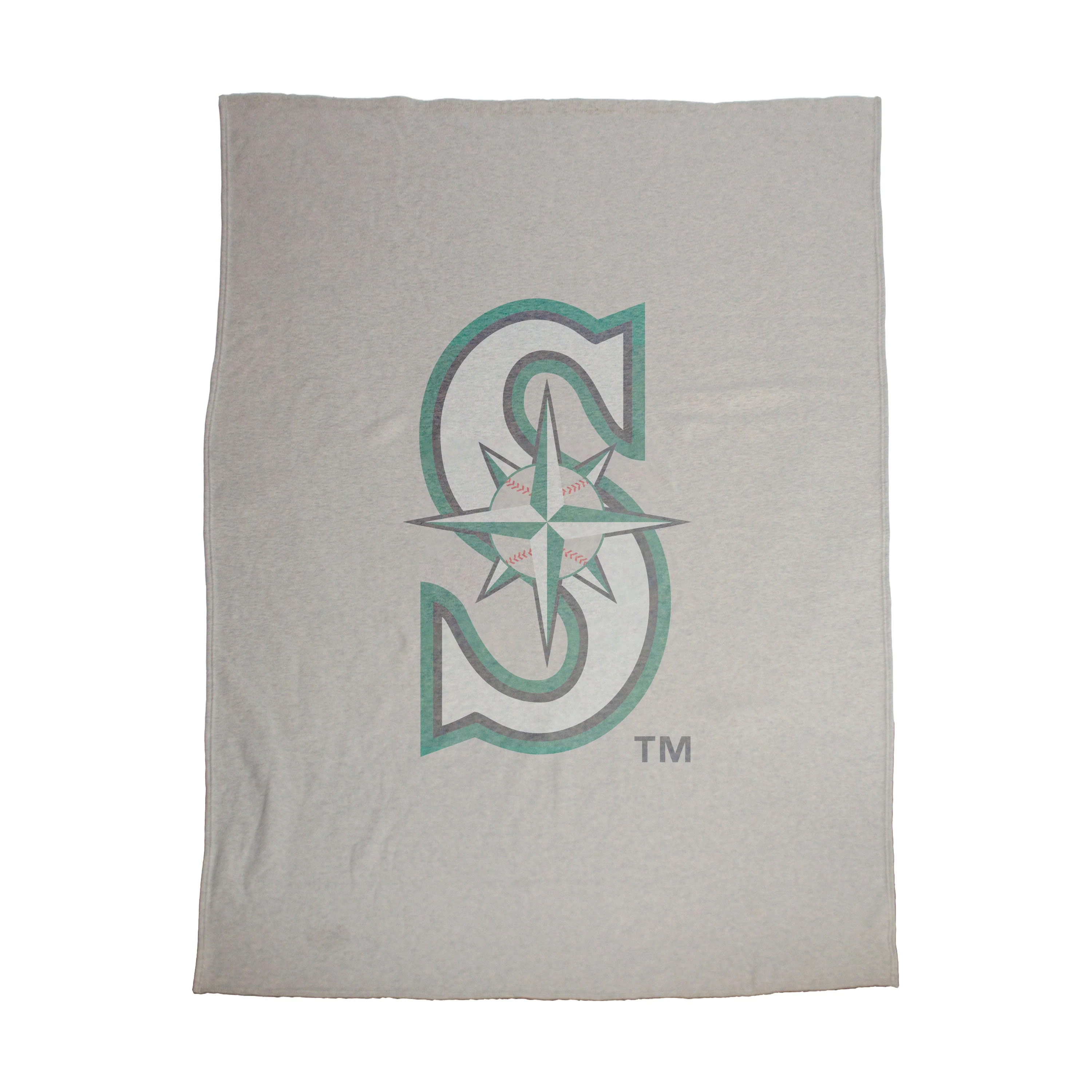 Seattle Mariners Oversized Logo Sublimated Sweatshirt Blanket