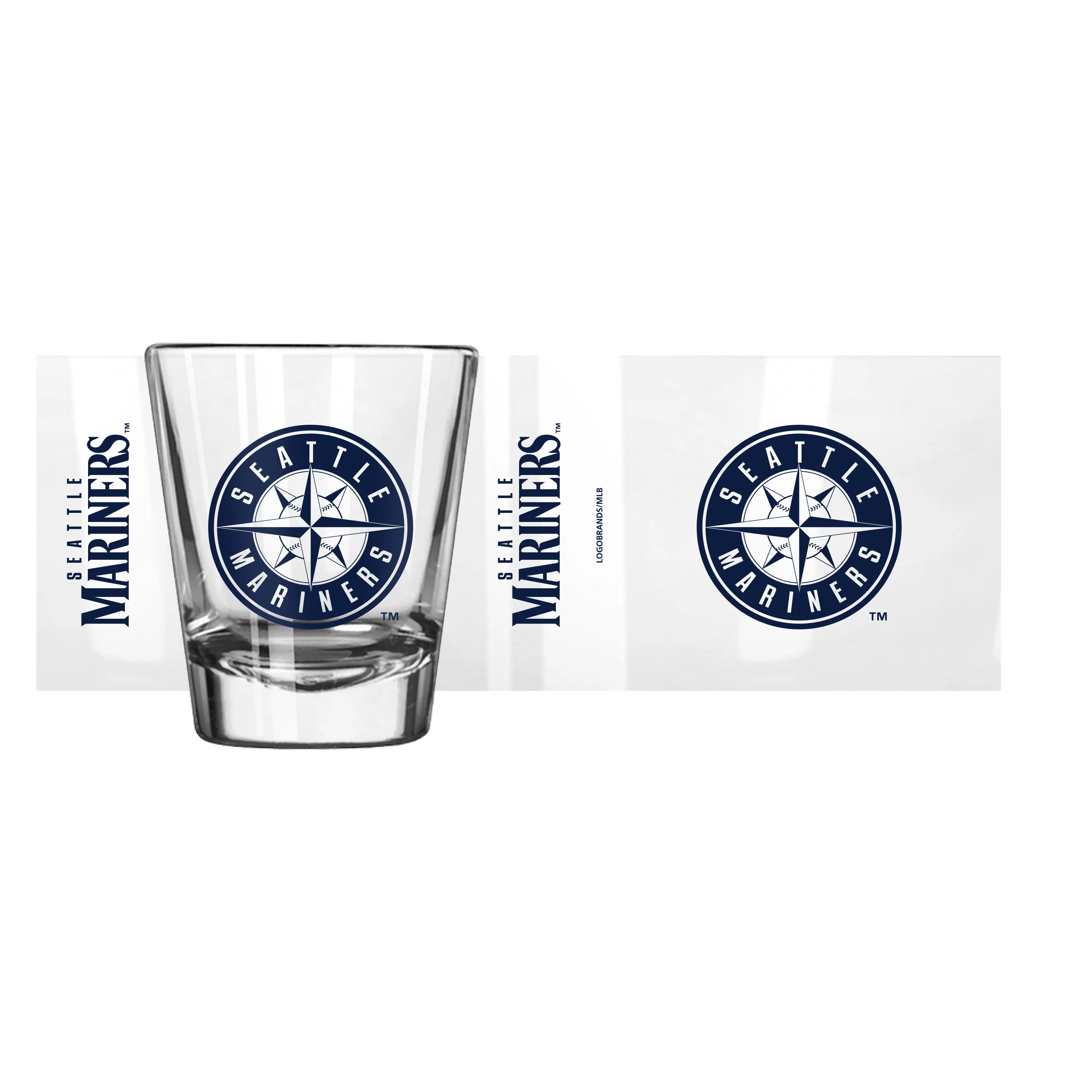Seattle Mariners Seal 2oz Gameday Shot Glass - Image 2