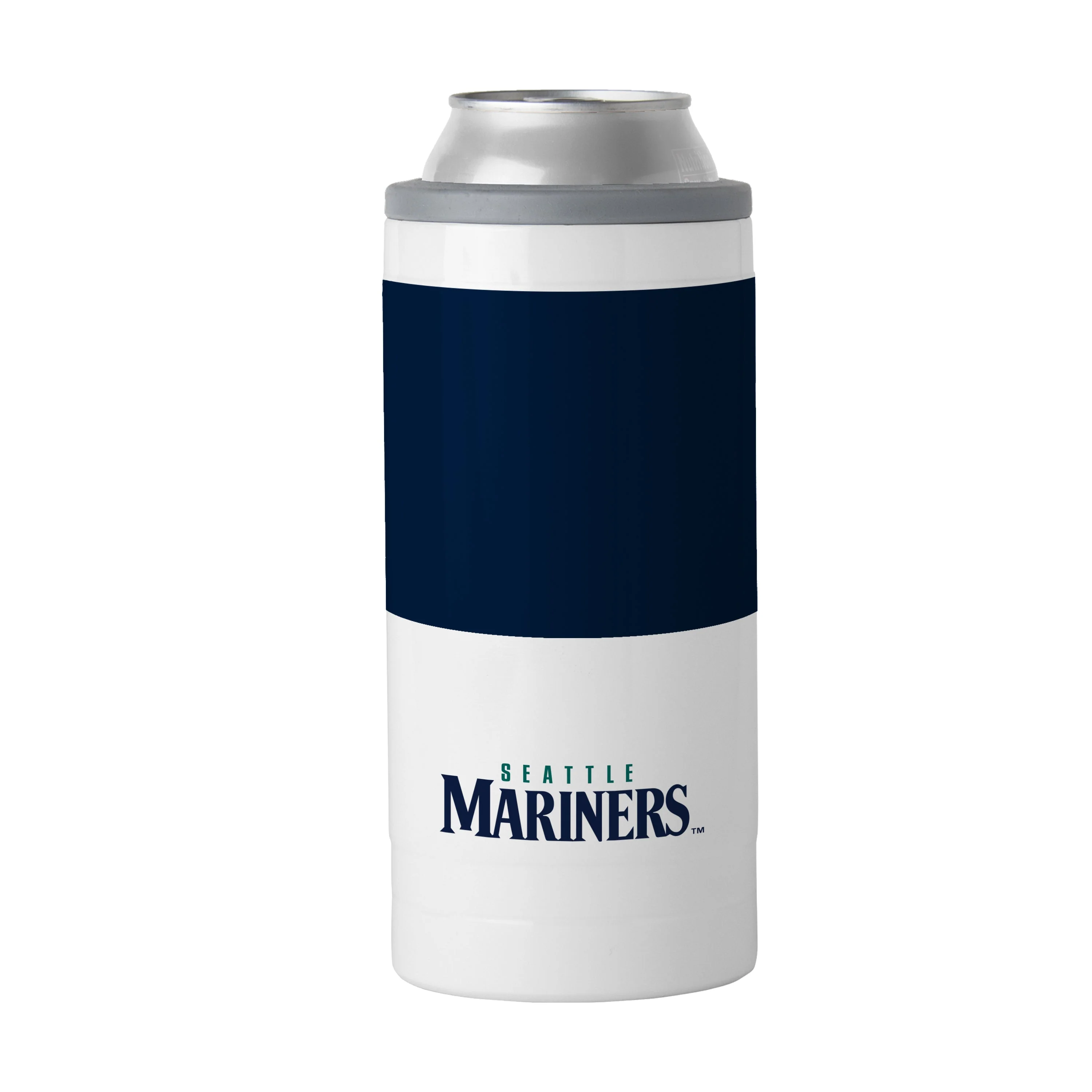 Seattle Mariners Slim Colorblock Can Coolie - Image 2