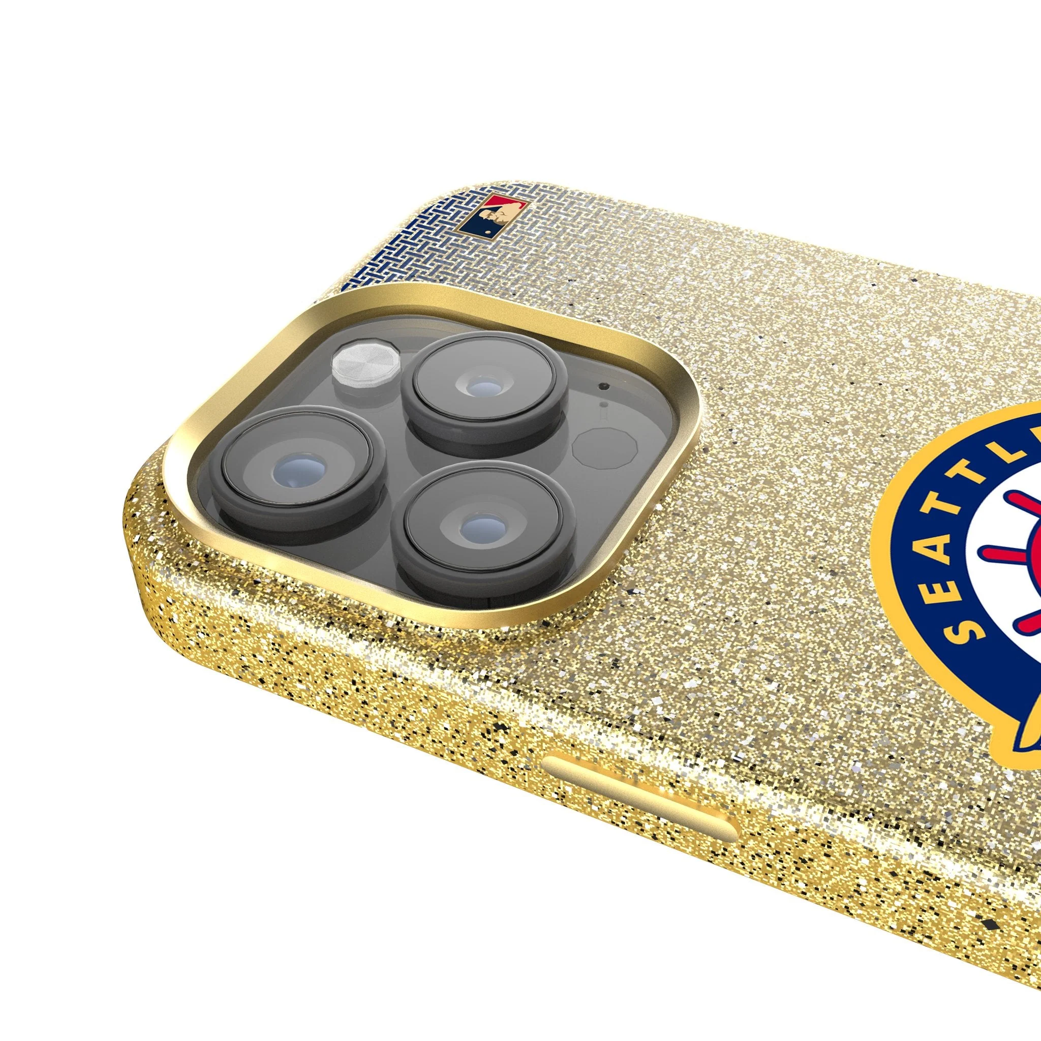 Seattle Pilots 1969 - Cooperstown Collection Linen Bling Phone Case for Apple iPhone - Image 4