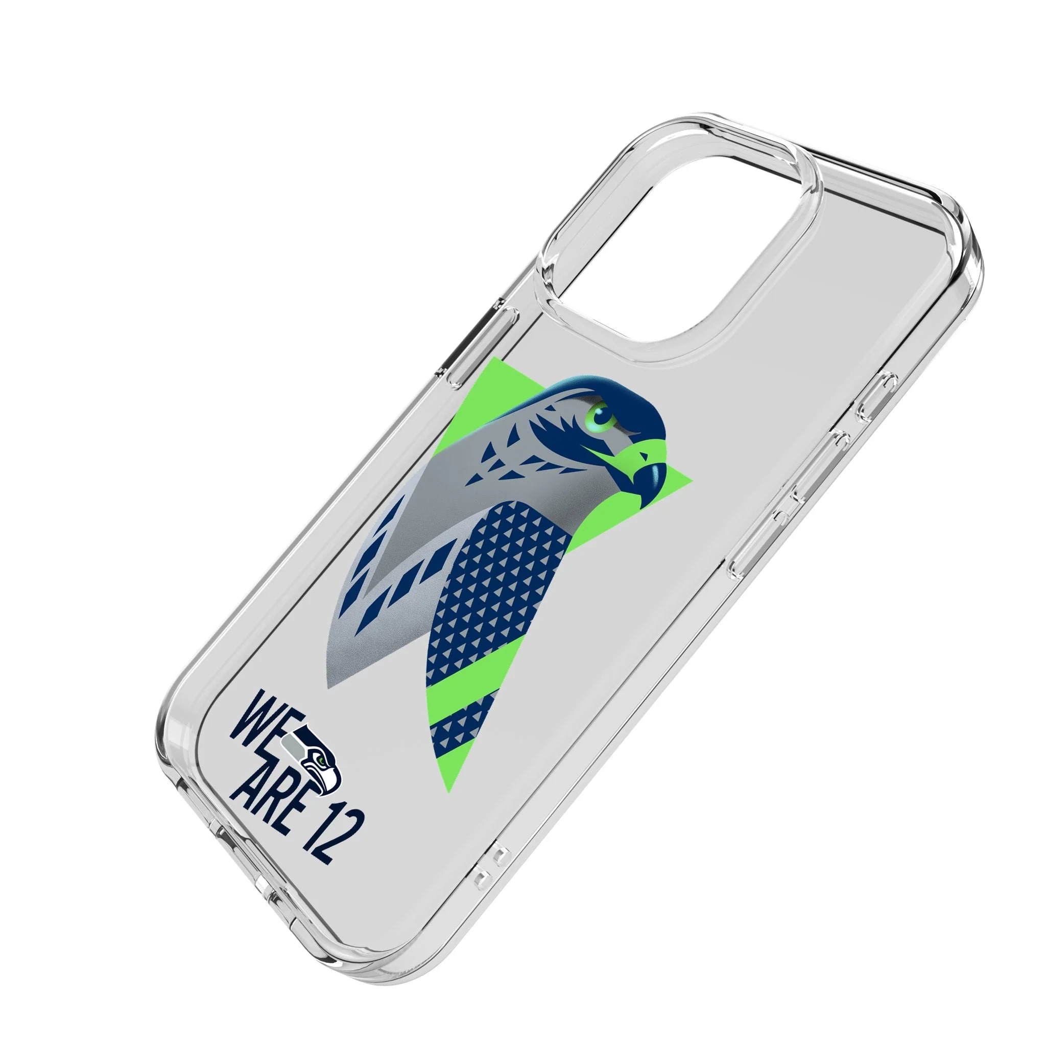 Seattle Seahawks 2024 Edition Clear Phone Case for Apple iPhone - Image 2
