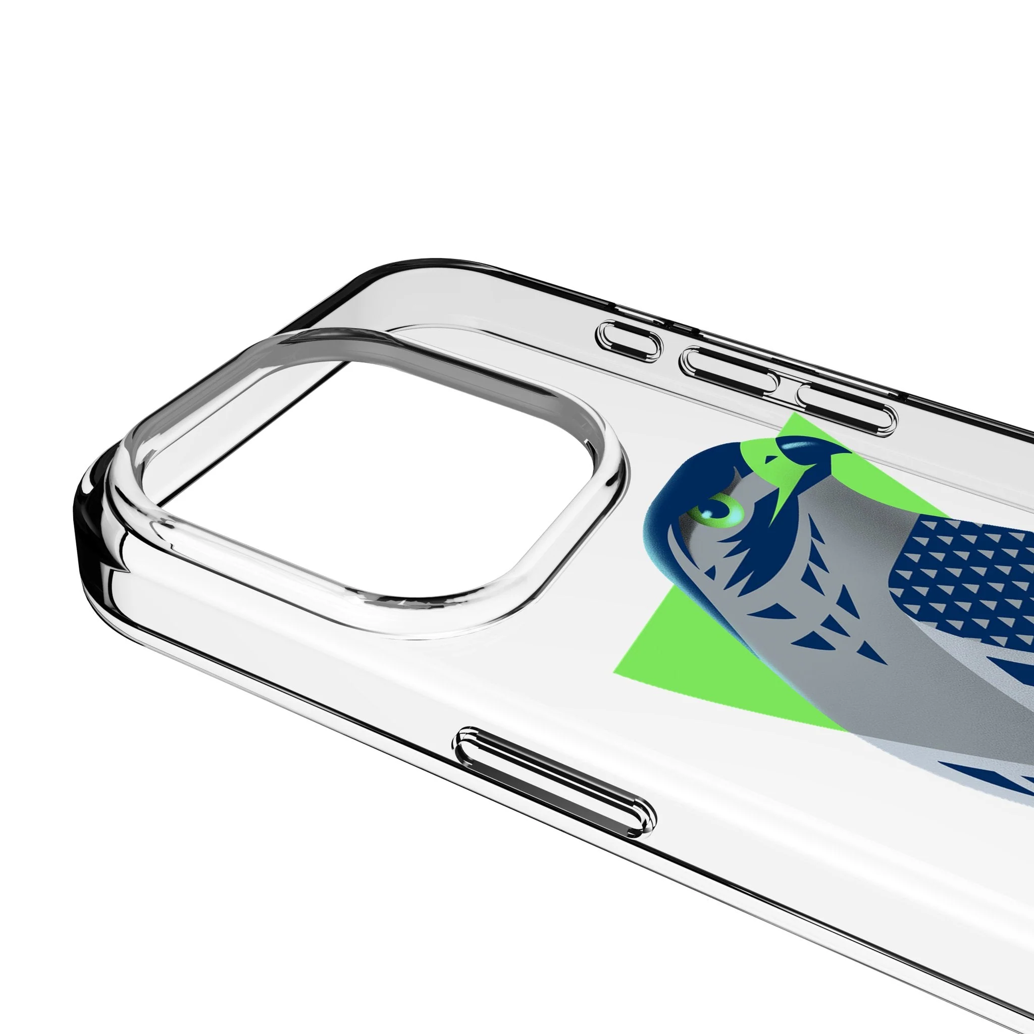 Seattle Seahawks 2024 Edition Clear Phone Case for Apple iPhone - Image 3