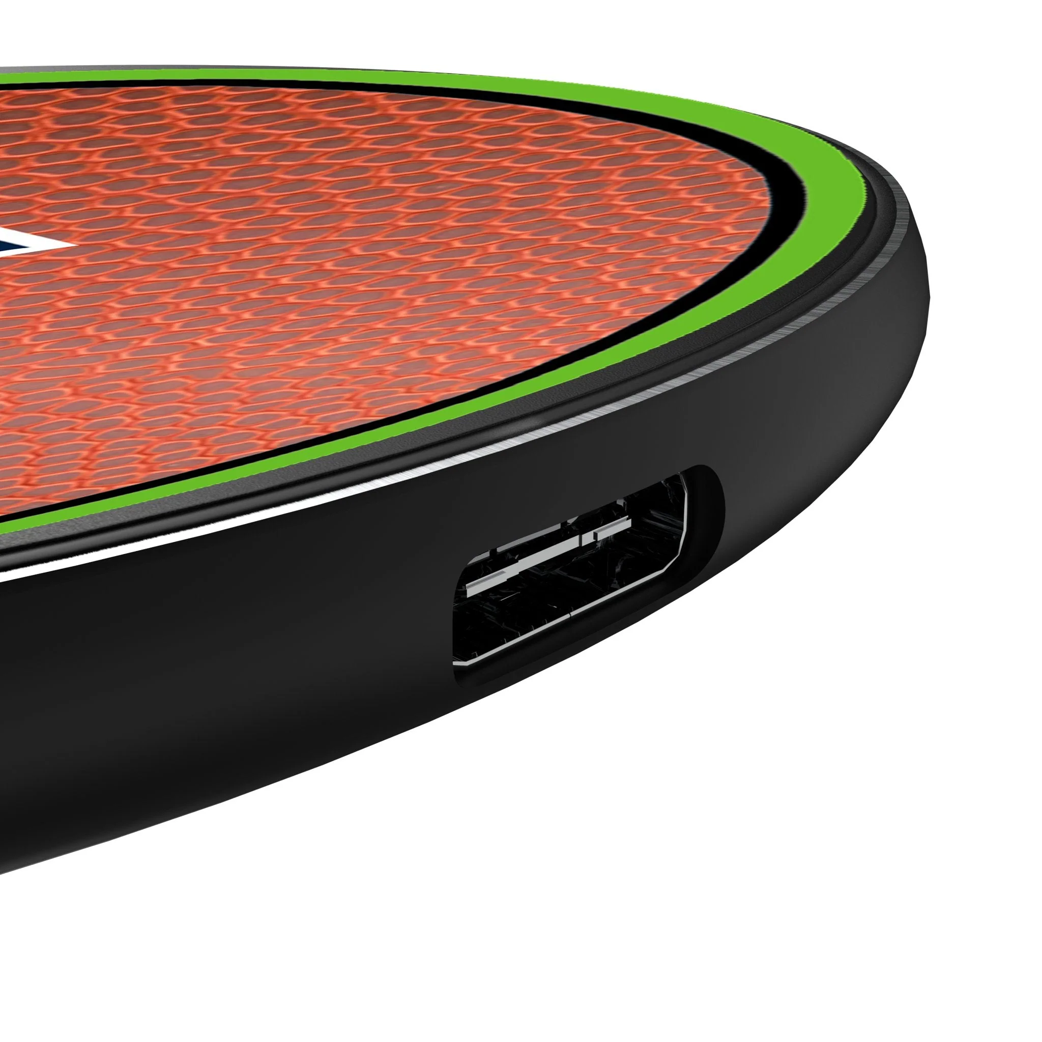 Seattle Seahawks Football 15-Watt Wireless Charger - Image 3