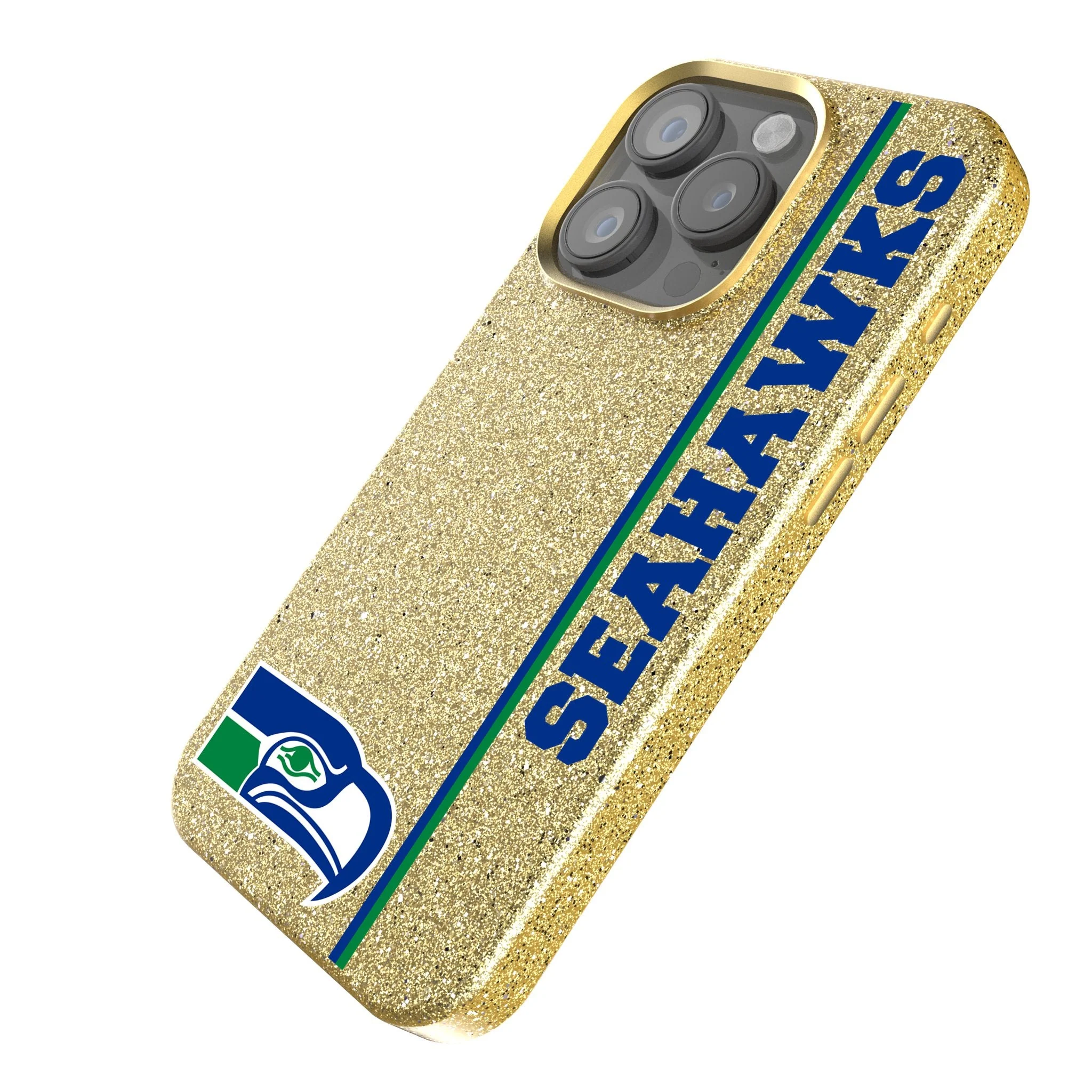 Seattle Seahawks Historic Collection Sidebar Bling Phone Case - Image 2