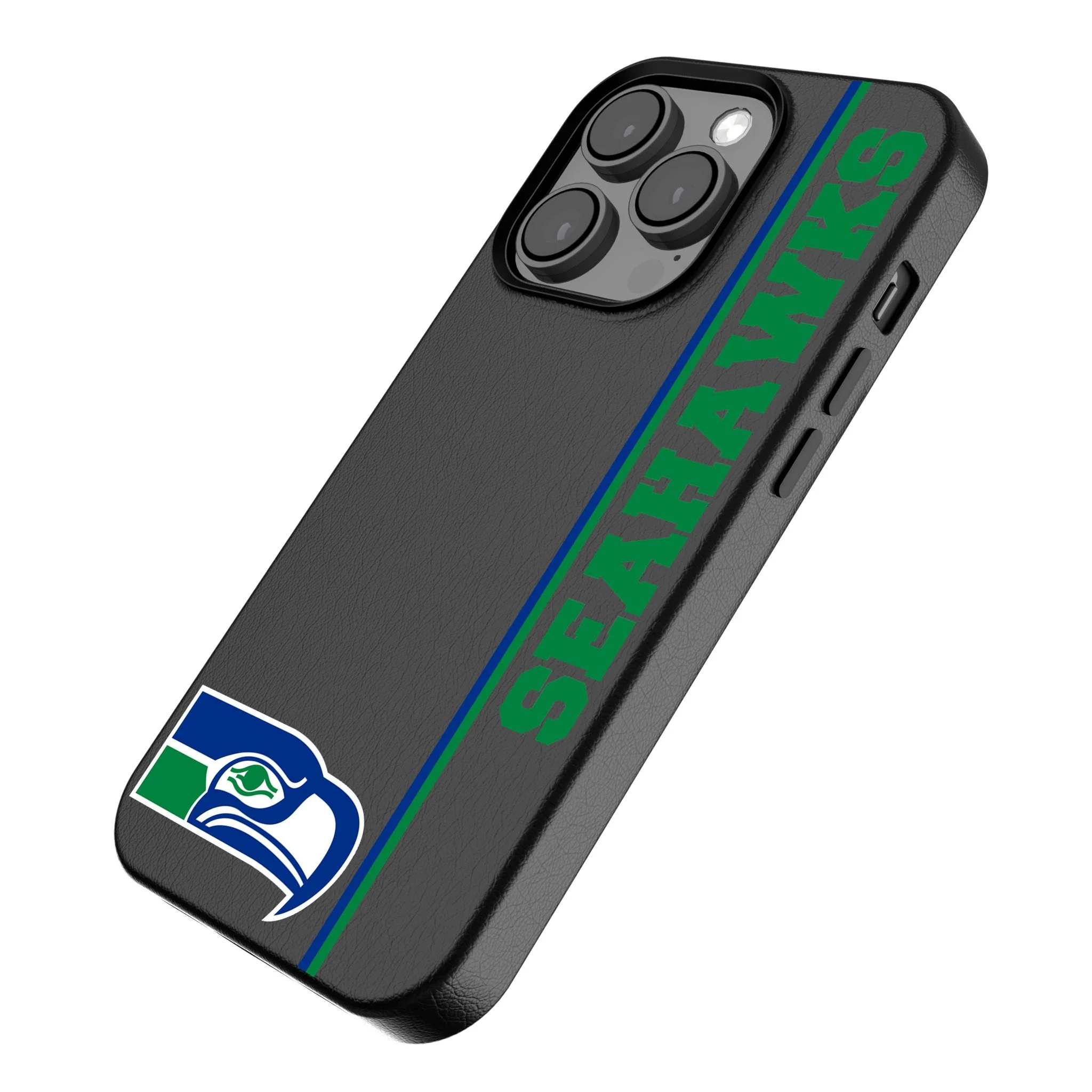 Seattle Seahawks Historic Collection Sidebar MagSafe Compatible Phone Case for Apple iPhone - Image 2
