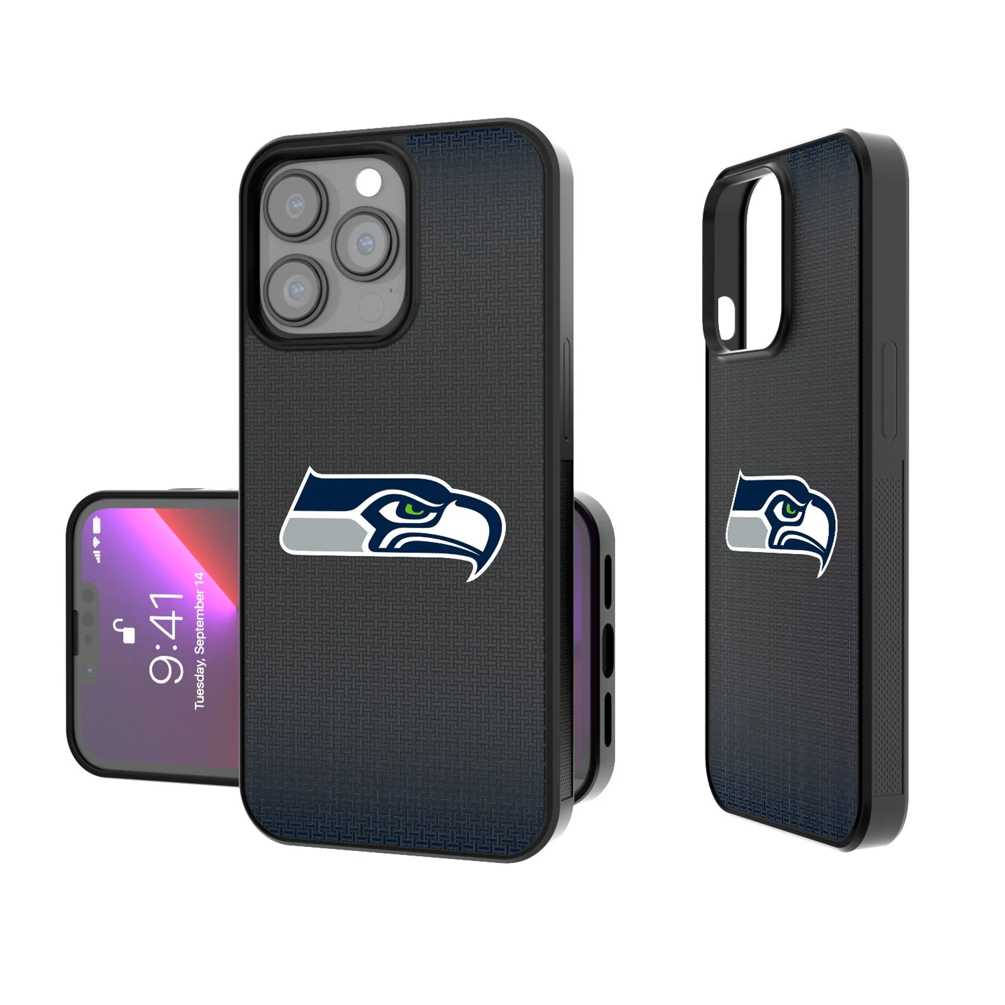 Seattle Seahawks Linen Bump Phone Case