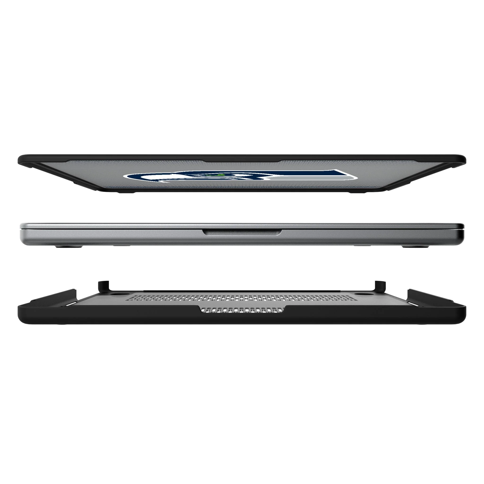 Seattle Seahawks Linen Laptop Case for Apple MacBook - Image 7