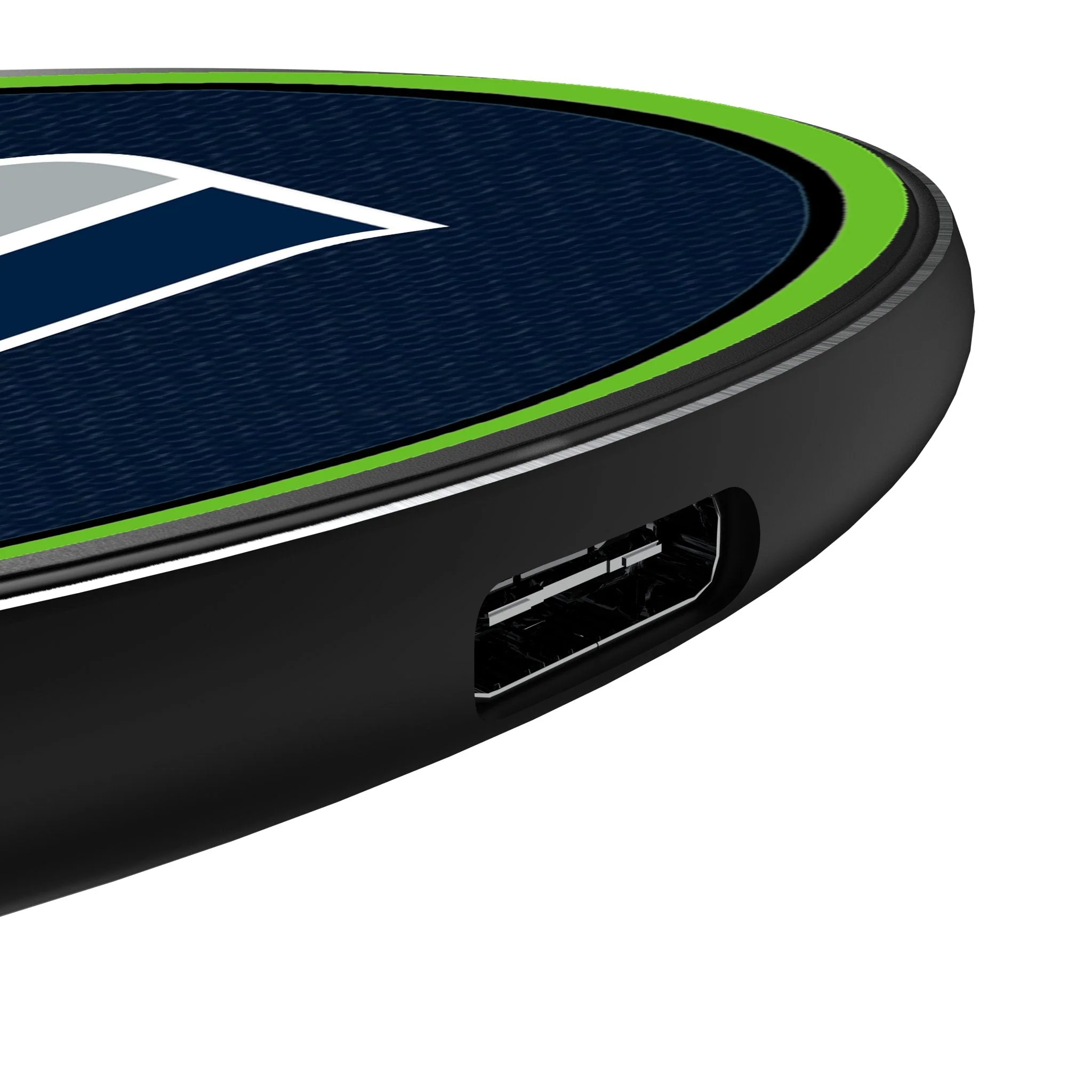 Seattle Seahawks Stripe 15-Watt Wireless Charger - Image 3