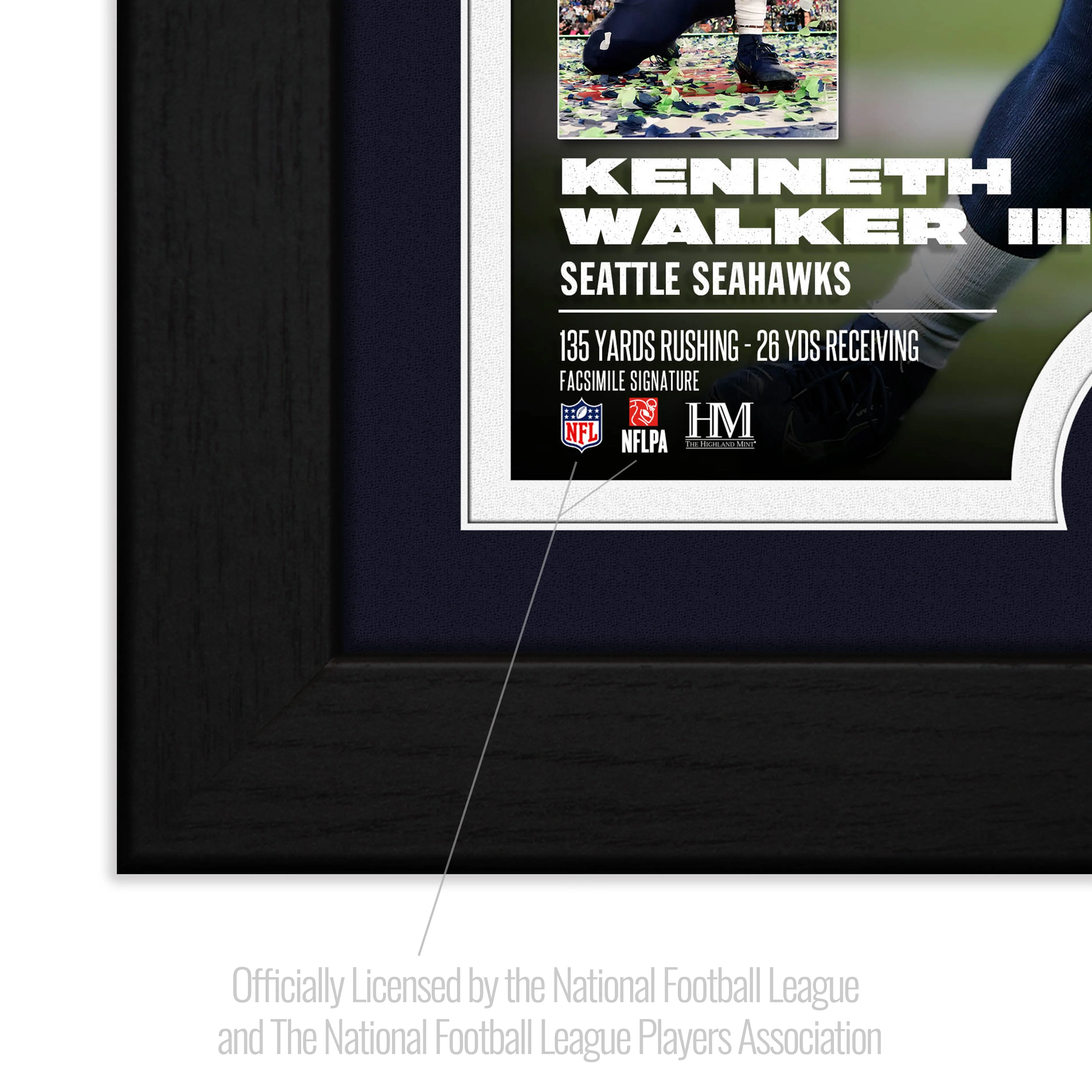 Seattle Seahawks Kenneth Walker III Super Bowl LX MVP Bronze Coin Photo Mint - Image 3