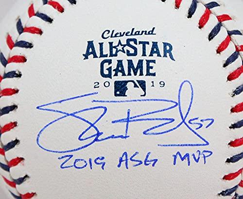 Shane Bieber Autographed Rawlings ASG Baseball w/MVP- Beckett W Holo Blue - Image 3