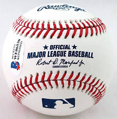 Shane Bieber Autographed Rawlings OML Baseball w/Insc - Beckett W Auth Blue - Image 2