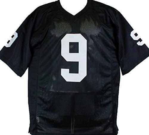 Shane Lechler Autographed Black Pro Style Jersey w/Insc.- Beckett W Hologram Black - Image 2