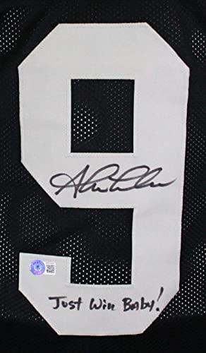 Shane Lechler Autographed Black Pro Style Jersey w/Insc.- Beckett W Hologram Black - Image 3