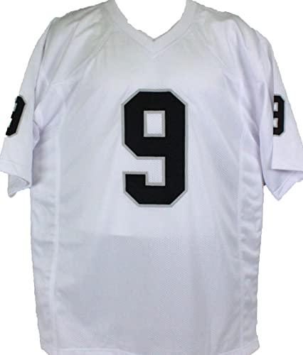 Shane Lechler Autographed White Black # Pro Style Jersey- Beckett W Hologram Silver - Image 2