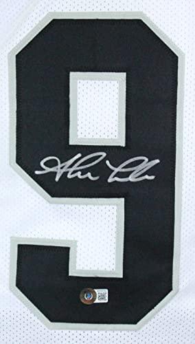 Shane Lechler Autographed White Black # Pro Style Jersey- Beckett W Hologram Silver - Image 3