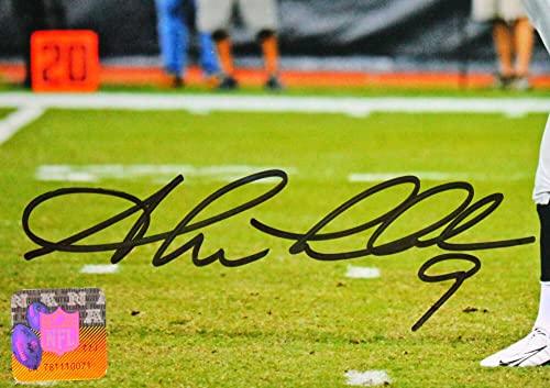 Shane Lechler Signed Raiders 8x10 Punt Black JSY Photo- Beckett W Hologram Black - Image 2