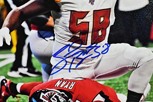 Shaquil Barrett Autographed Tampa Bay 8x10 FP Over Ryan Photo- JSA W Auth *White - Image 2