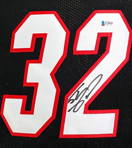Shaquille O'Neal Autographed Black Miami Jersey - Beckett Authentication 2 - Image 3