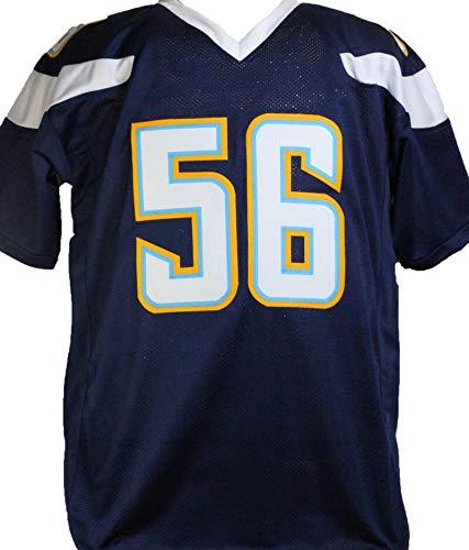 Shawne Merriman Autographed Blue Pro Style Jersey - Beckett W Auth - Image 2