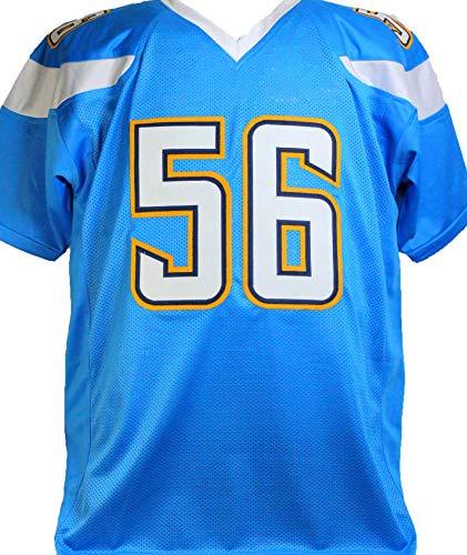 Shawne Merriman Autographed Lt. Blue Pro Style Jersey - Beckett W Auth - Image 2