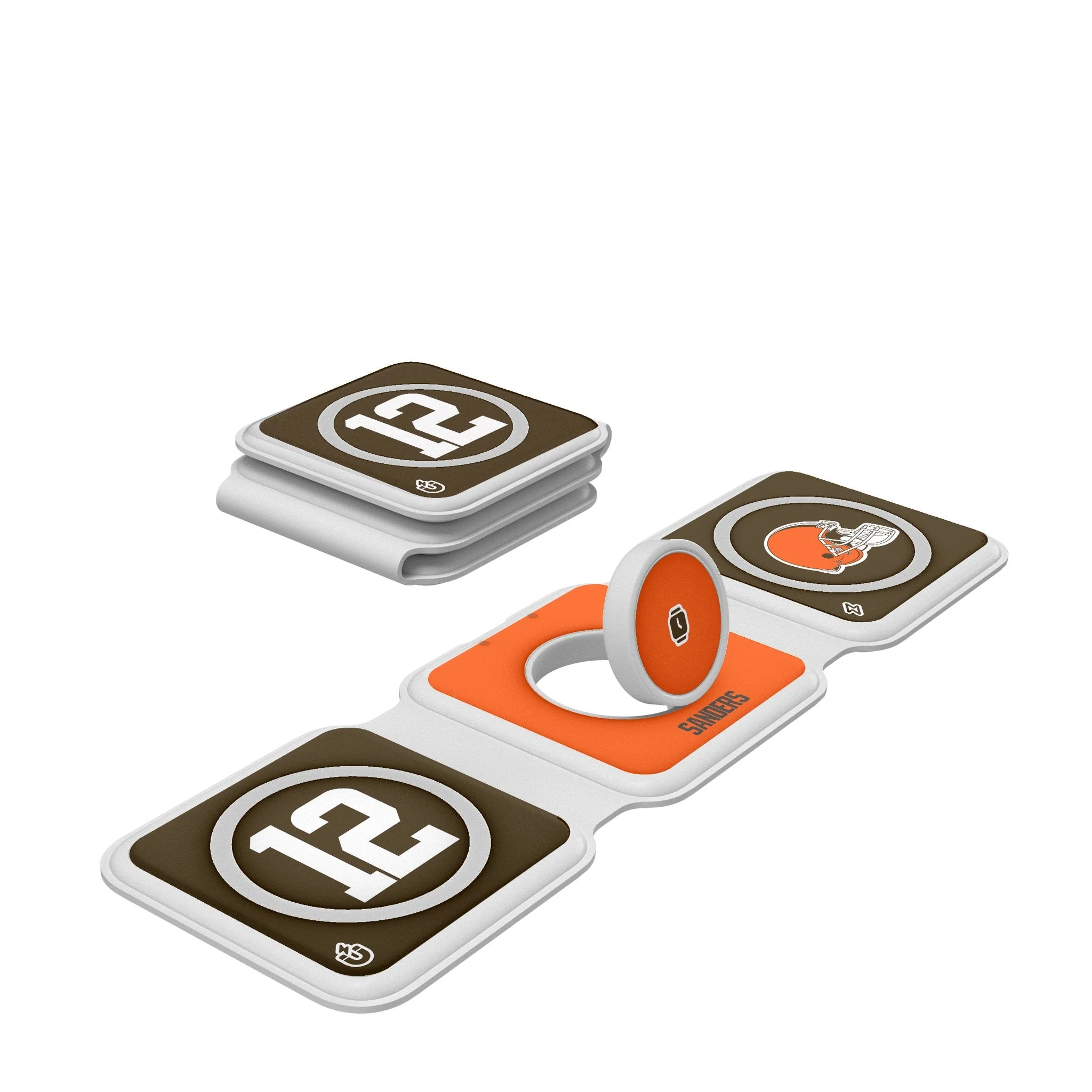 Shedeur Sanders Cleveland Browns 12 Game Tactic Foldable 3 in 1 Charger