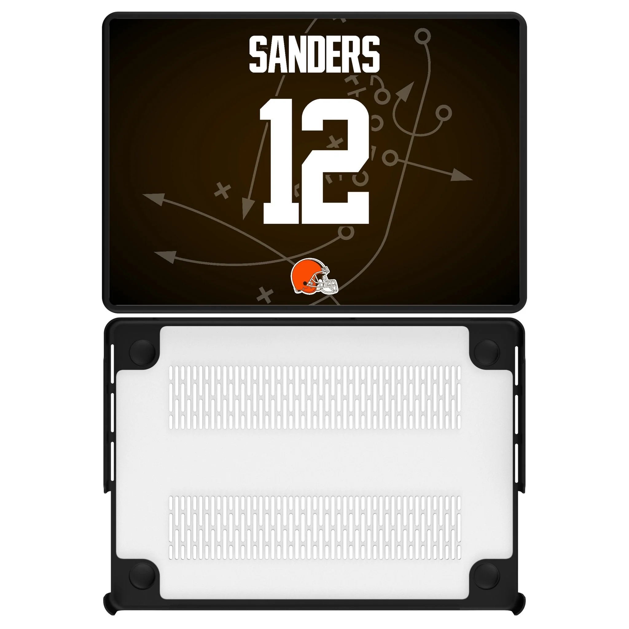 Shedeur Sanders Cleveland Browns 12 Game Tactic Laptop Case for Apple MacBook