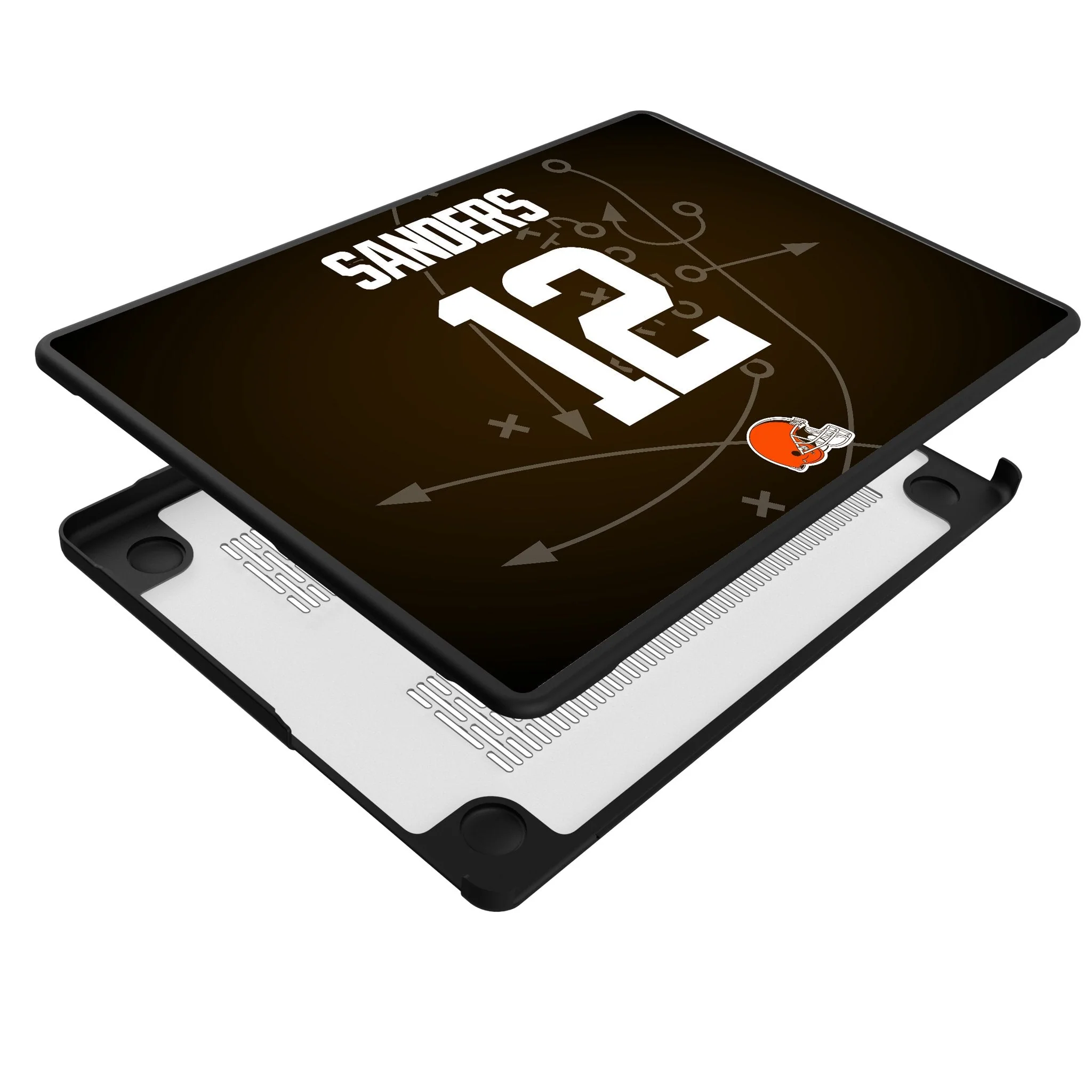 Shedeur Sanders Cleveland Browns 12 Game Tactic Laptop Case for Apple MacBook - Image 4