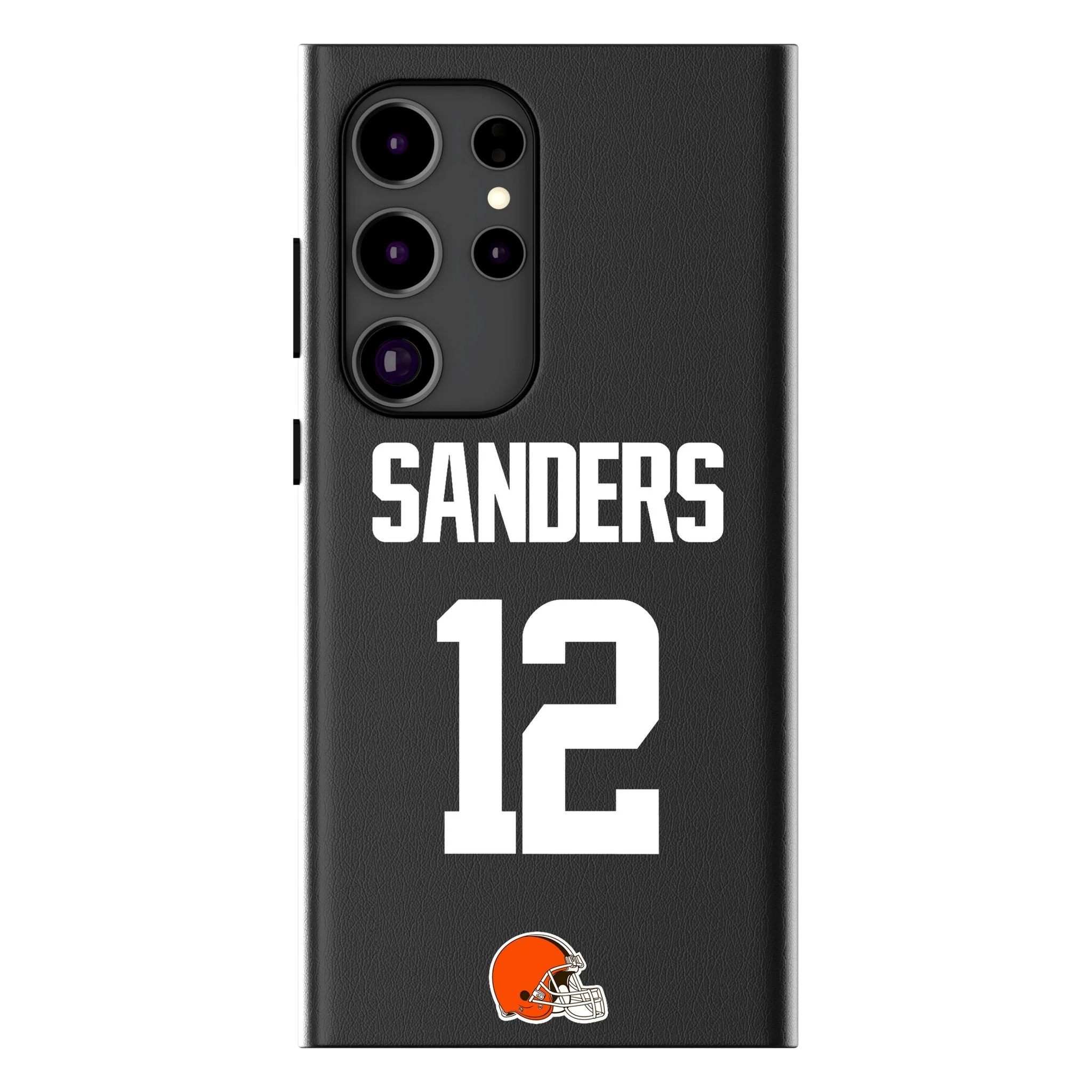 Shedeur Sanders Cleveland Browns 12 Game Tactic MagSafe Compatible Phone Case for Samsung Galaxy