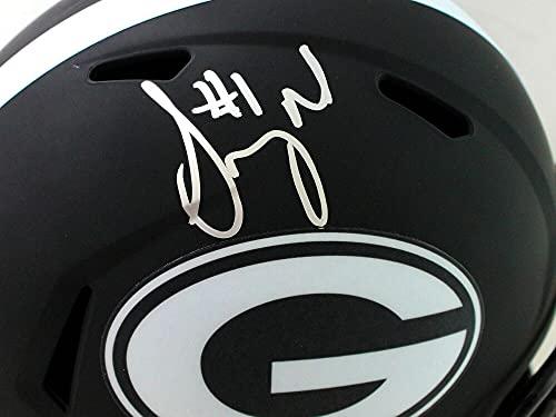 Sony Michel Autographed GA Bulldogs Eclipse Speed F/S Helmet - Beckett W Silver - Image 5