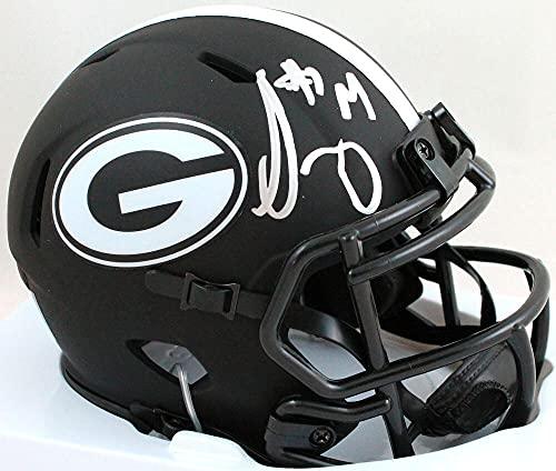 Sony Michel Autographed GA Bulldogs Eclipse Speed Mini Helmet- Beckett W Silver