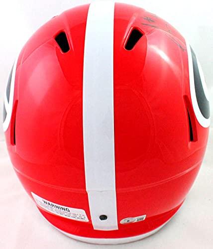 Sony Michel Autographed Georgia Bulldogs Speed F/S Helmet - Beckett W Black - Image 3
