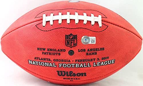 Sony Michel SB Ball Autographed NFL Duke Football w/insc.- Beckett W Auth Silver - Image 3