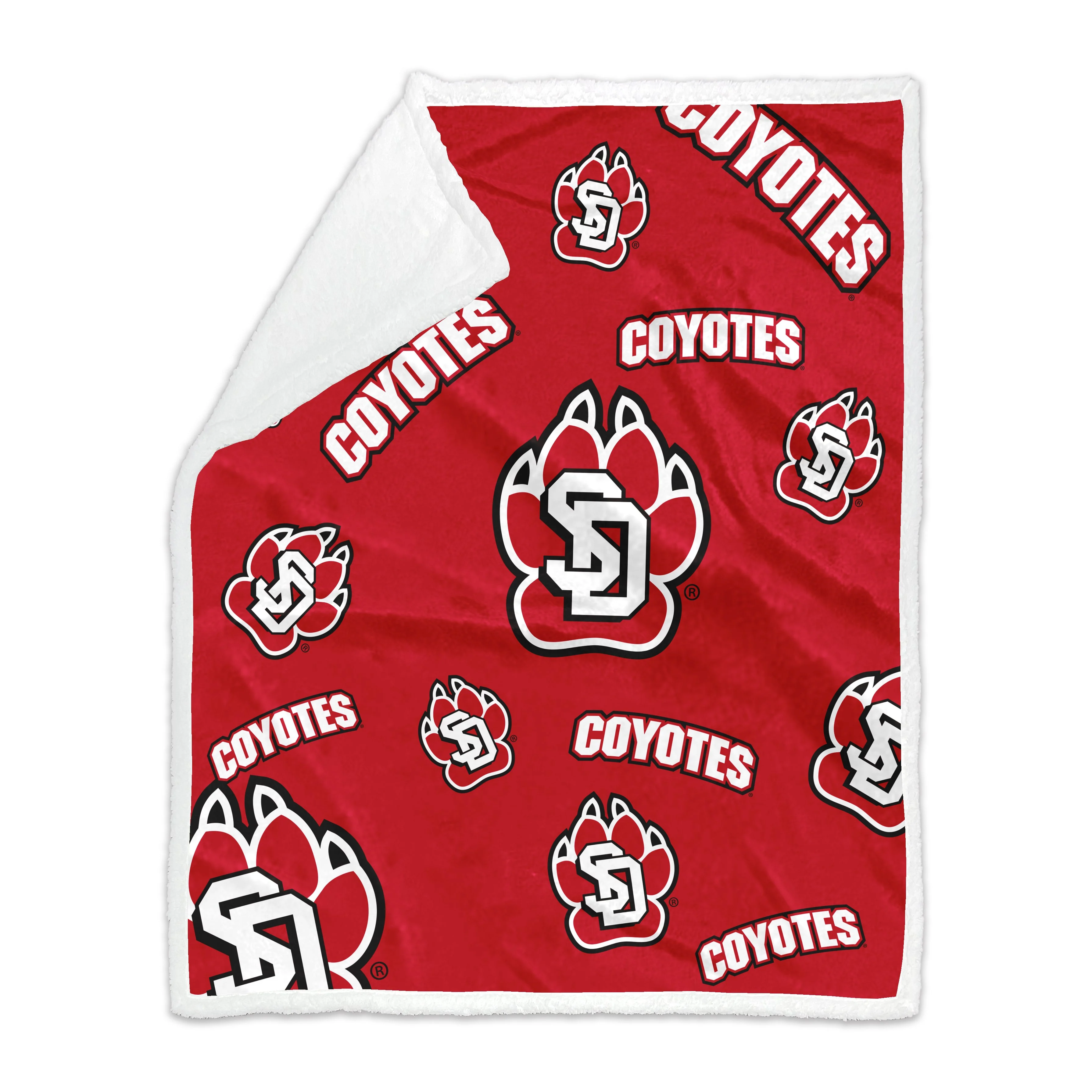 South Dakota 50x60 Plush Sherpa Throw