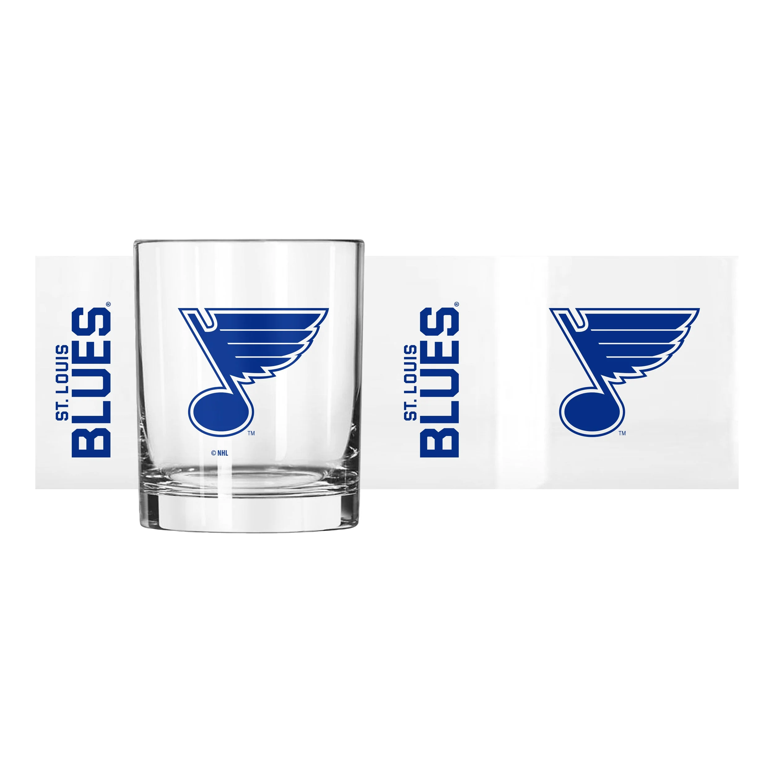 St. Louis Blues 14oz Gameday Rocks Glass - Image 2