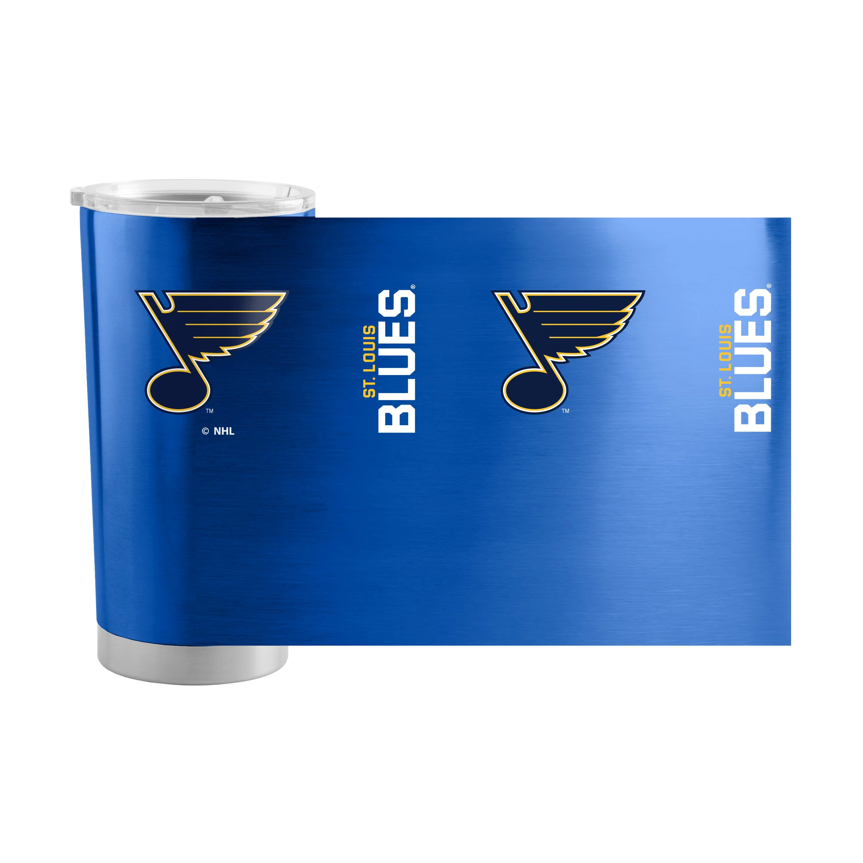 St Louis Blues 20oz Gameday Stainless Steel Tumbler - Image 2